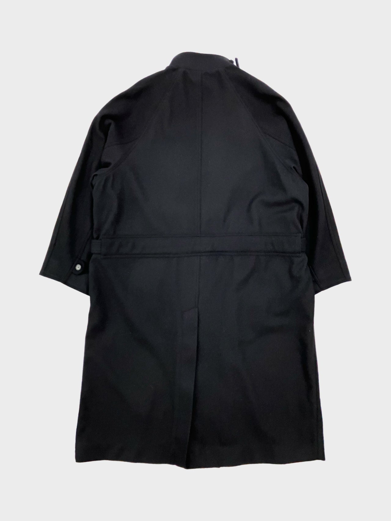 my beautiful landlet / MELTON MOTORCYCLE COAT (BLACK)