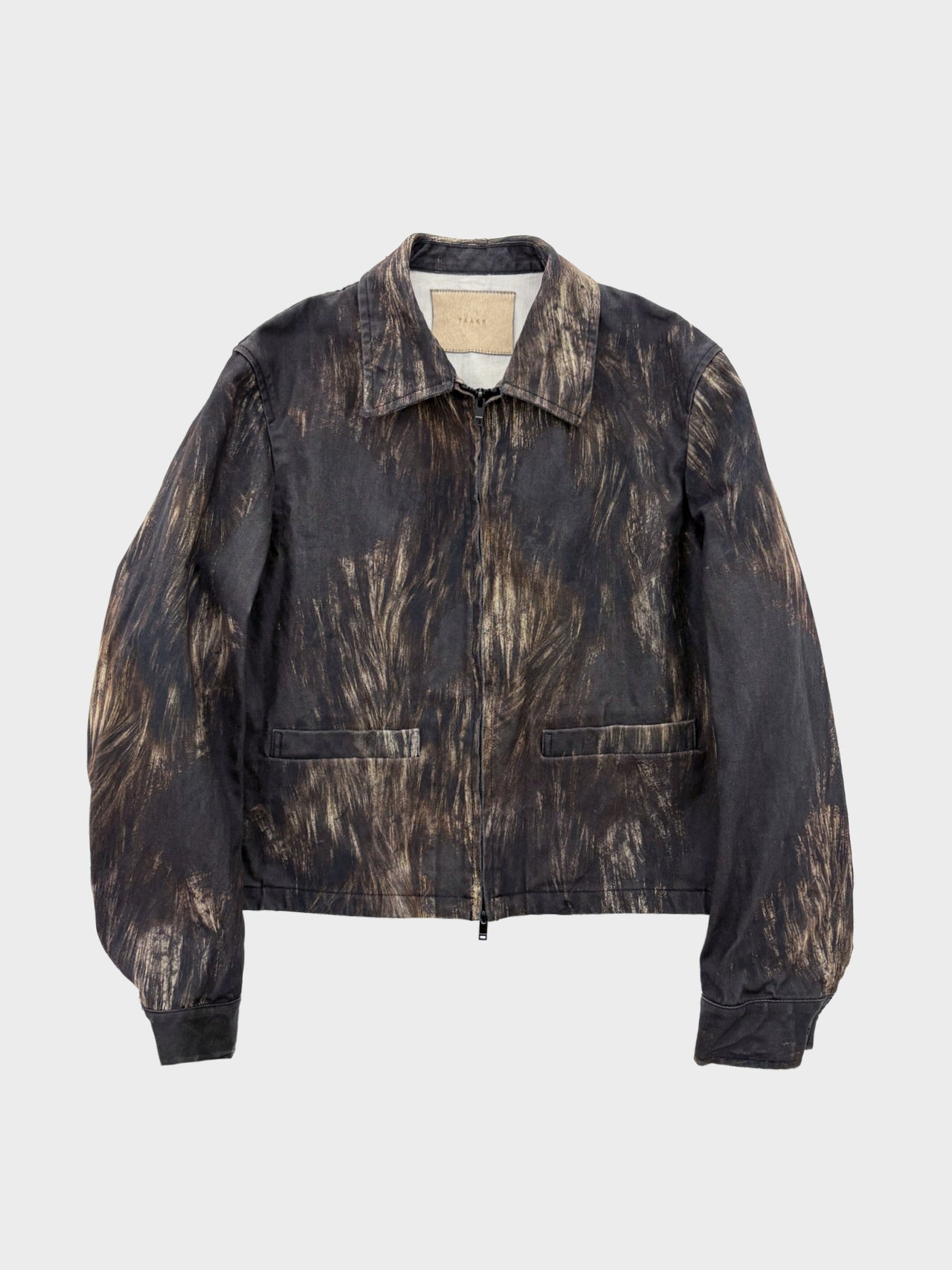 TAAKK / MIXTURE DENIM ZIP BLOUSON (FUR)