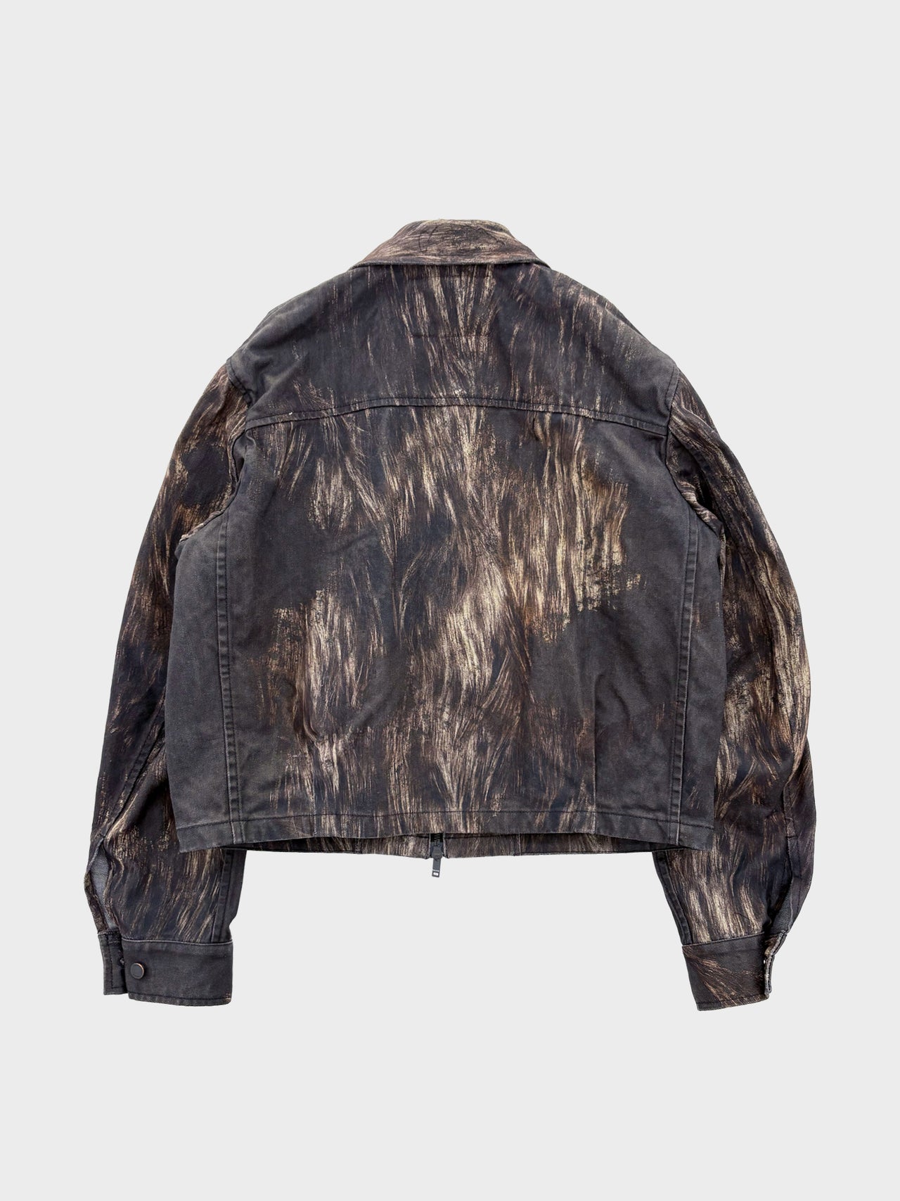 TAAKK / MIXTURE DENIM ZIP BLOUSON (FUR)
