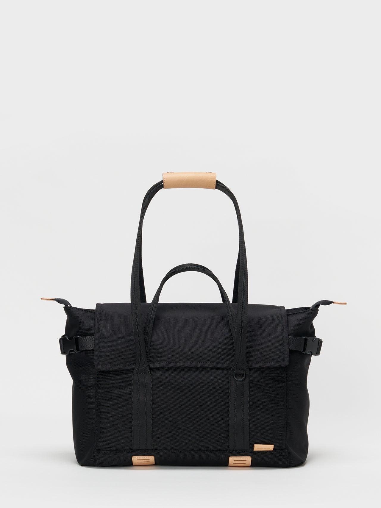 Hender Scheme / module tote bag (BLACK×NATURAL)
