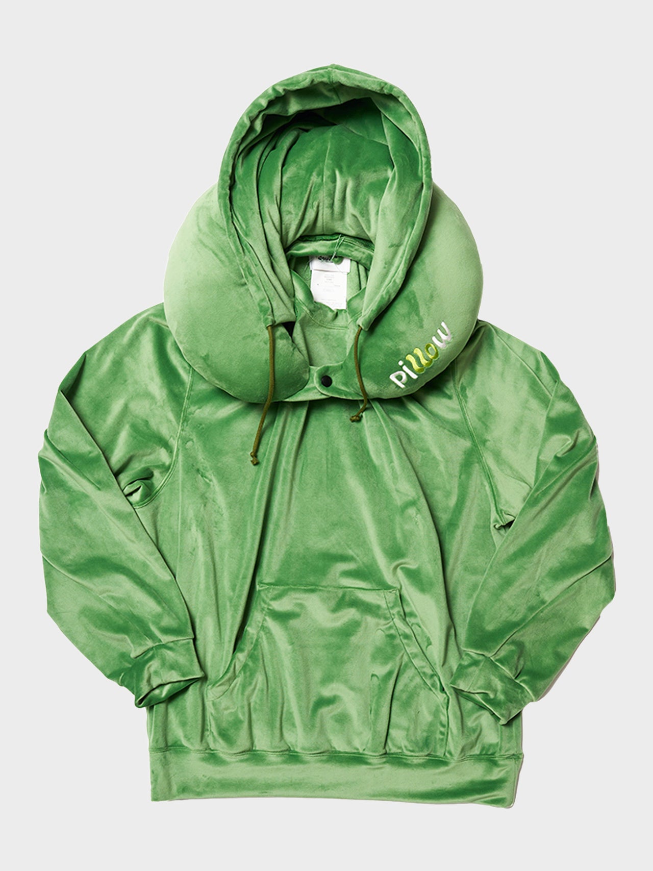 doublet / NECK PILLOW HOODIE (GREEN)