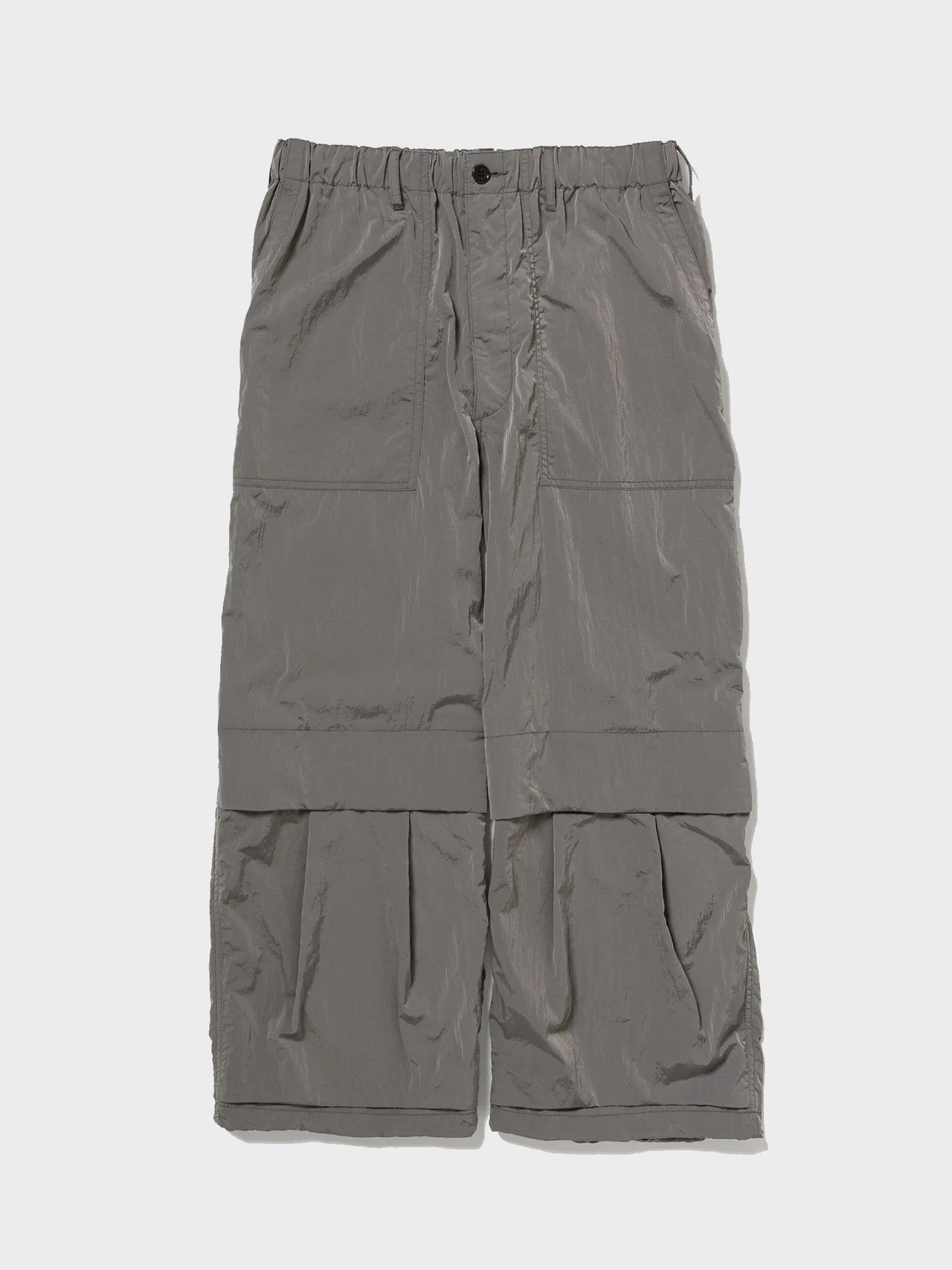 Sasquatchfabrix. / NYLON CARGO PANTS (SILVER)