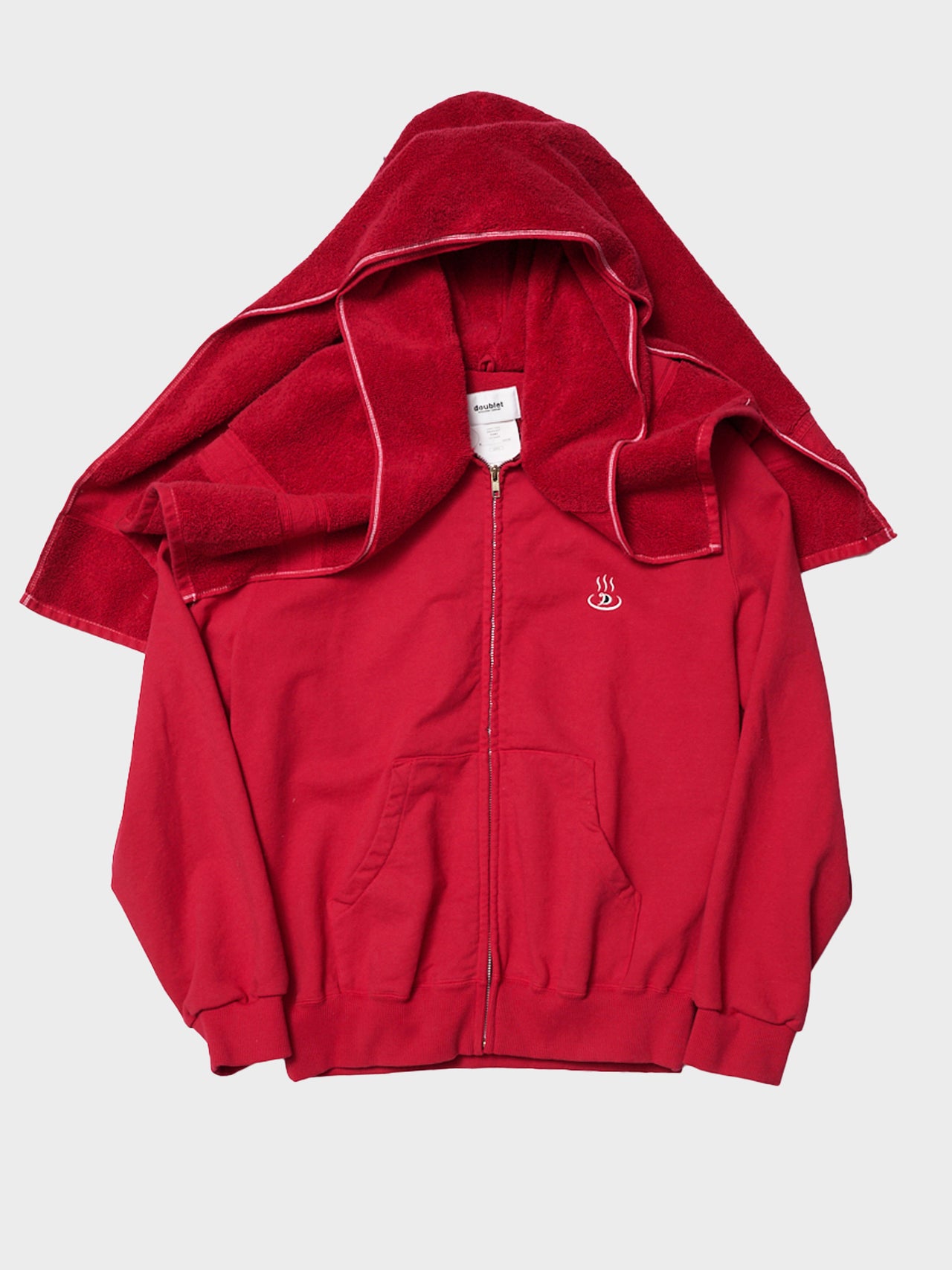 doublet / ONSEN TOWEL HOODIE (RED)