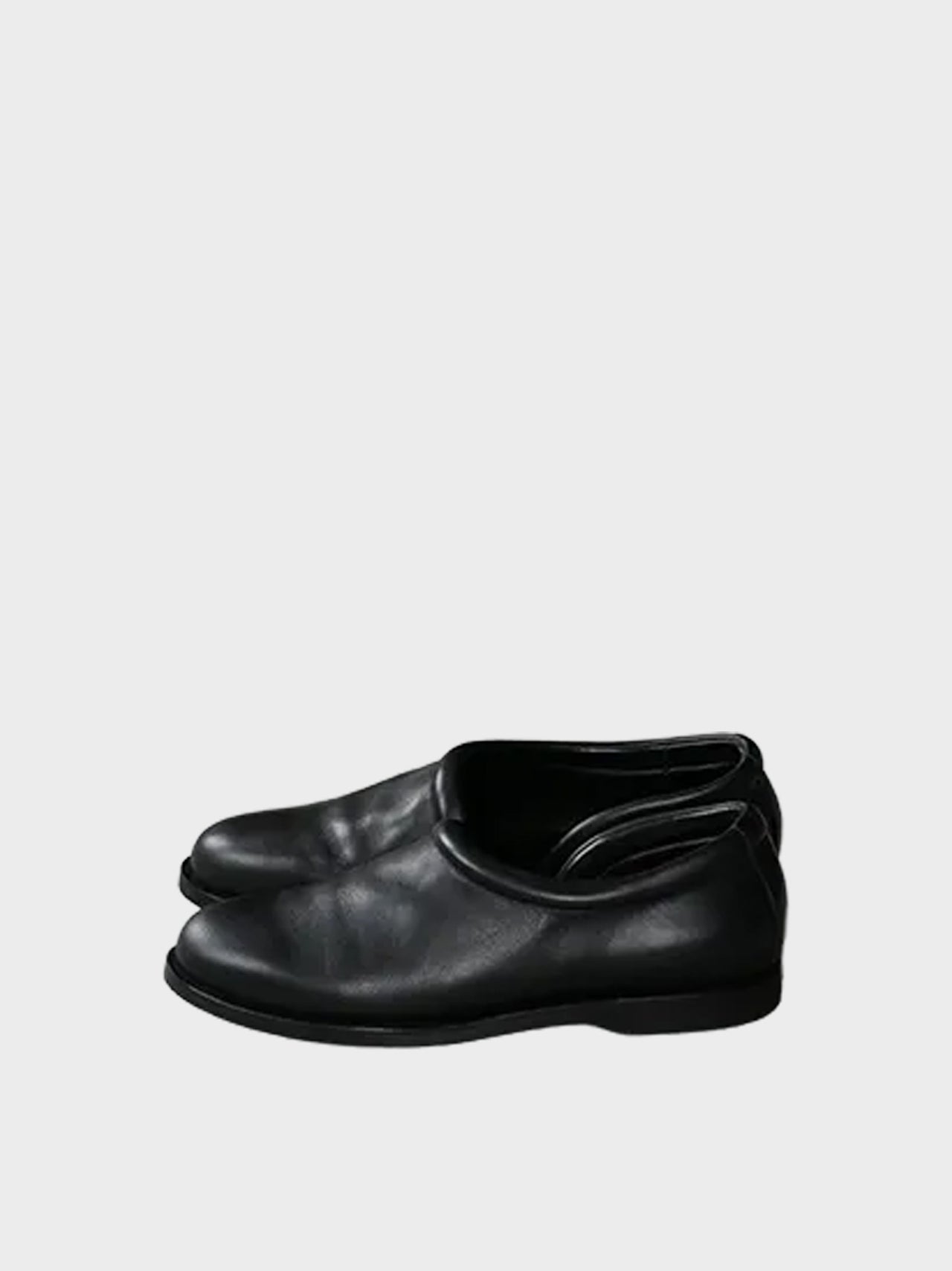 【12月中旬販売開始】DELMONACO / Open slipon (BLACK)
