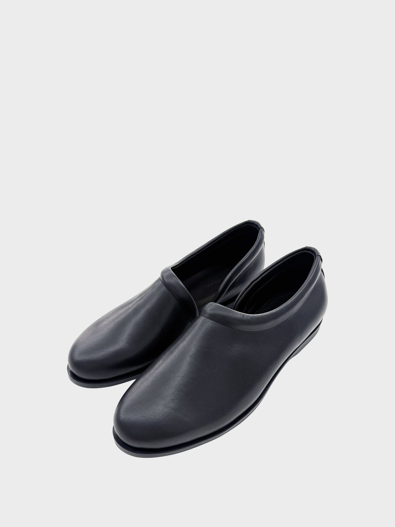 【12月中旬販売開始】DELMONACO / Open slipon (BLACK)