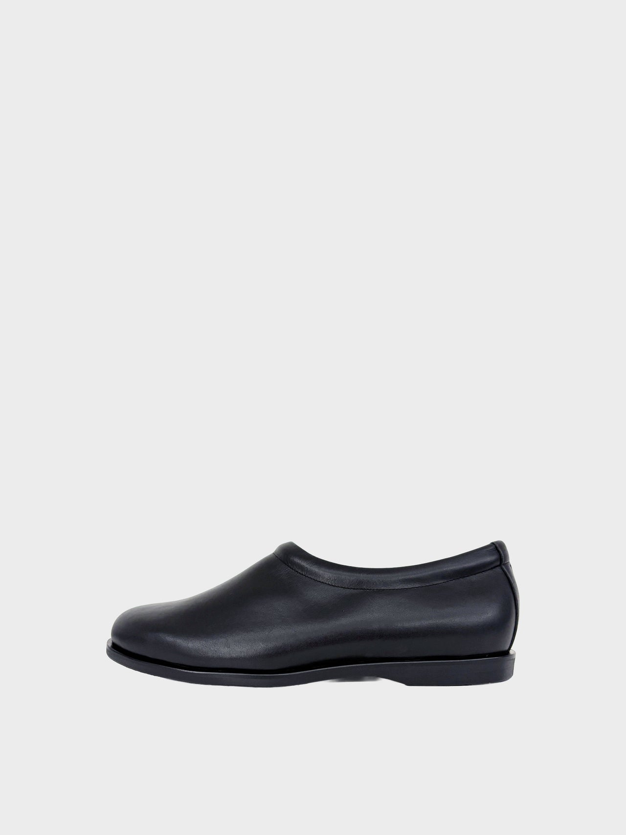 【12月中旬販売開始】DELMONACO / Open slipon (BLACK)