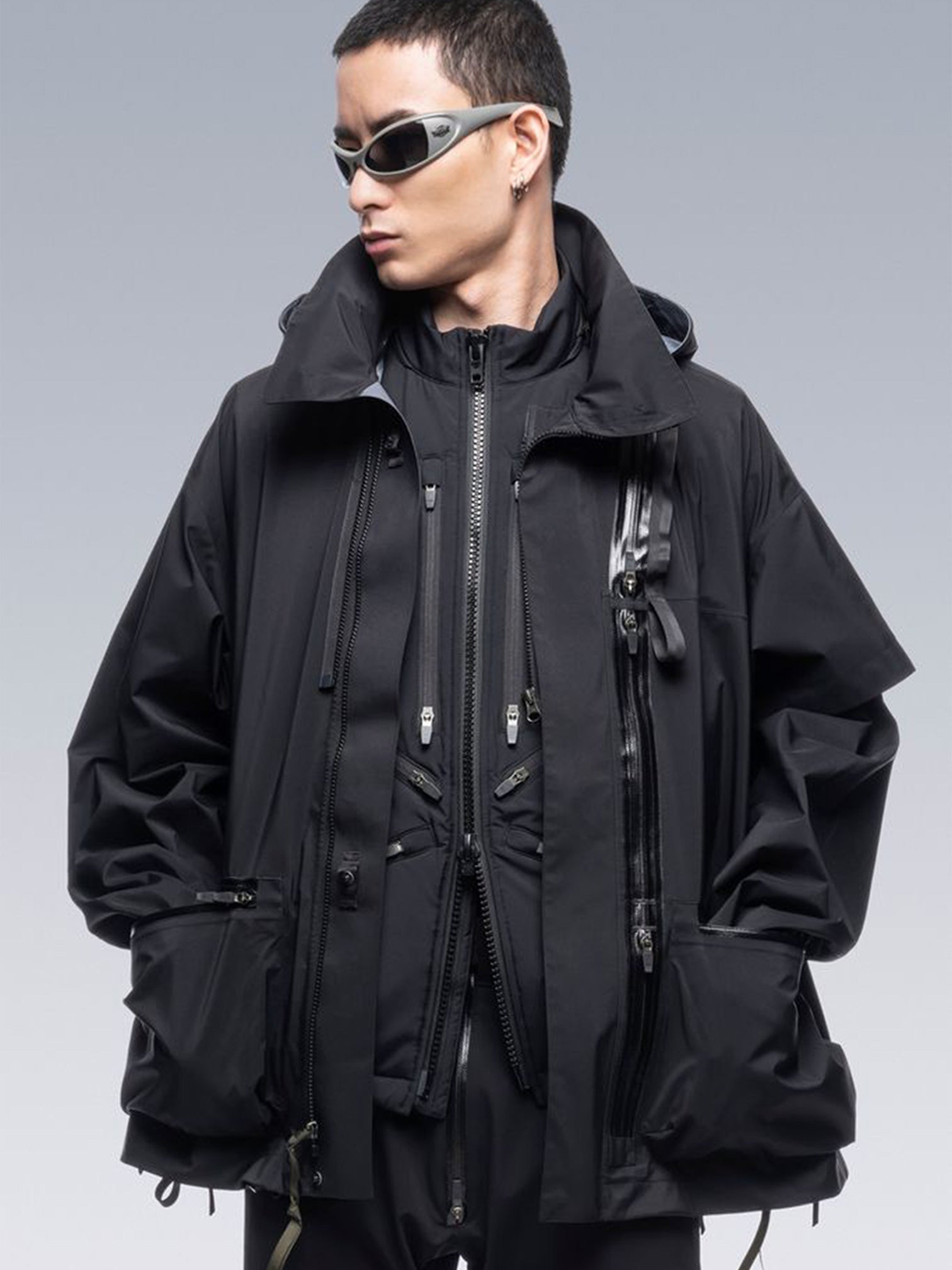 ACRONYM / 3L Gore-Tex Interops Jacket(J115-GT) (BLACK×BLACK)