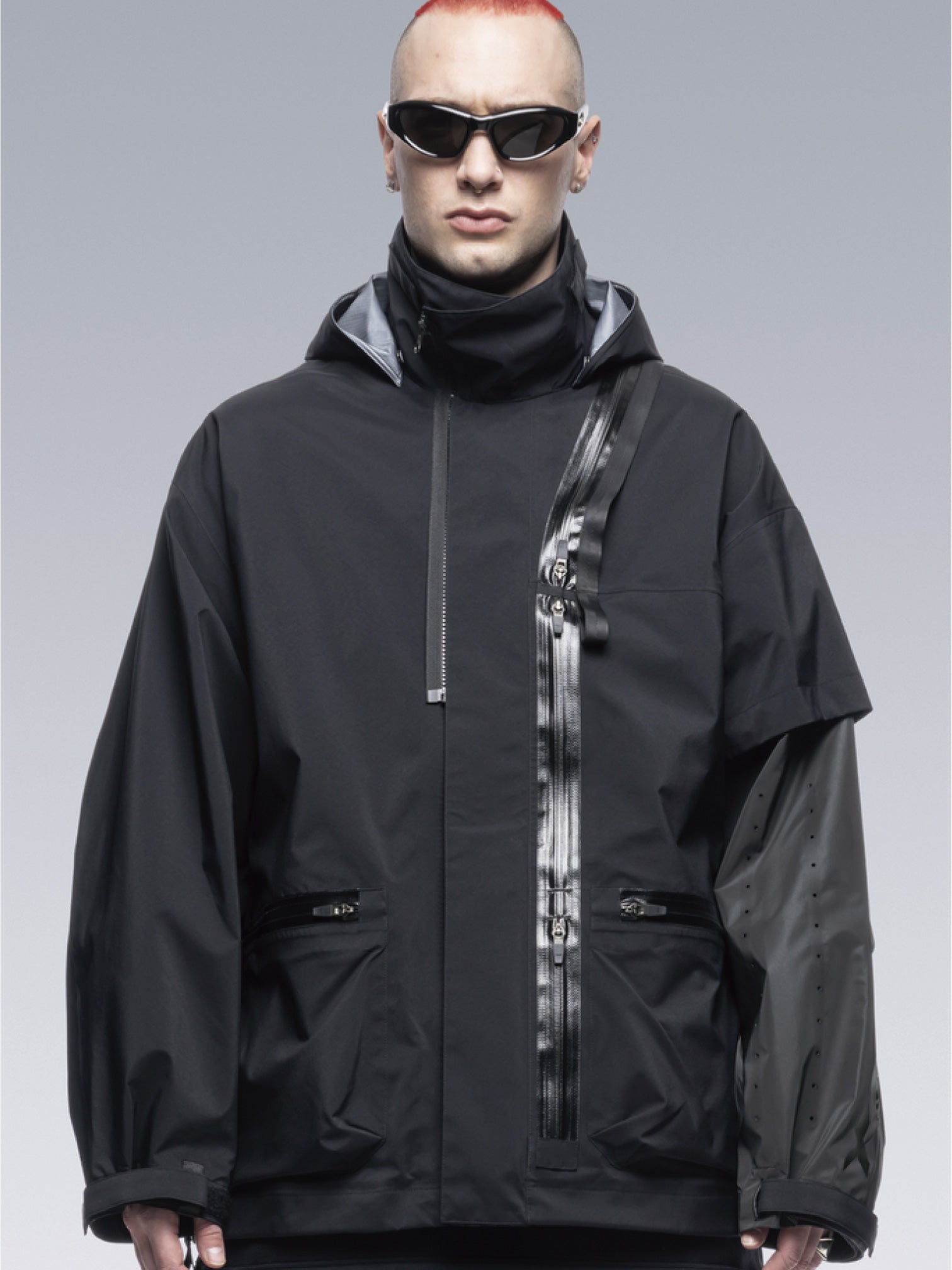 ACRONYM / 3L Gore-Tex Interops Jacket(J115-GT) (BLACK×BLACK)