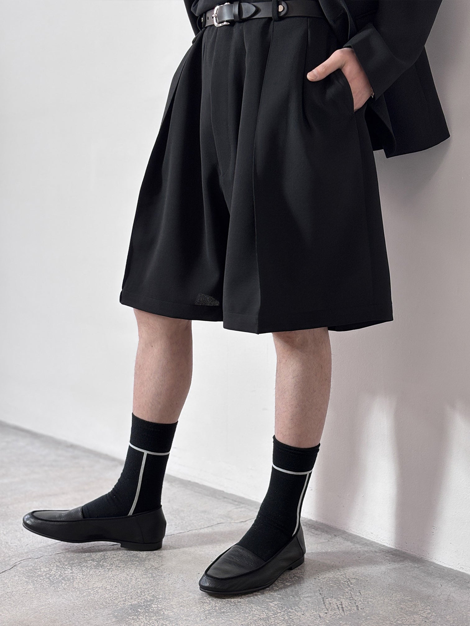 RAINMAKER / HAKAMA SHORTS (BLACK)