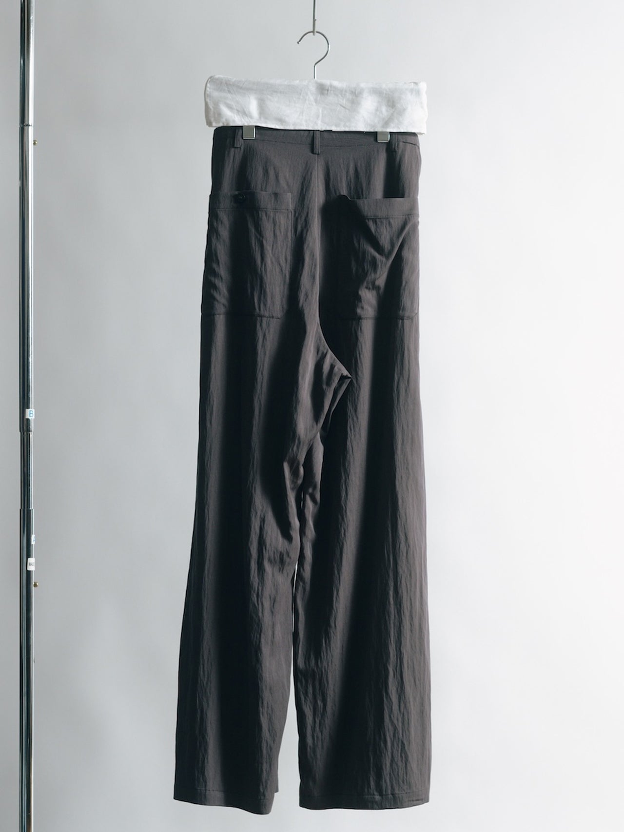 SOSHIOTSUKI / RAYON GABARDINE JUDO TROUSERS (CHARCOAL BLACK)