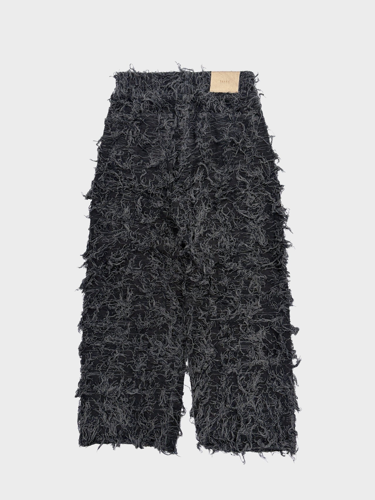 【8月22日(土)12:00発売】TAAKK / SHAGGY DENIM PANTS (D.GRAY)