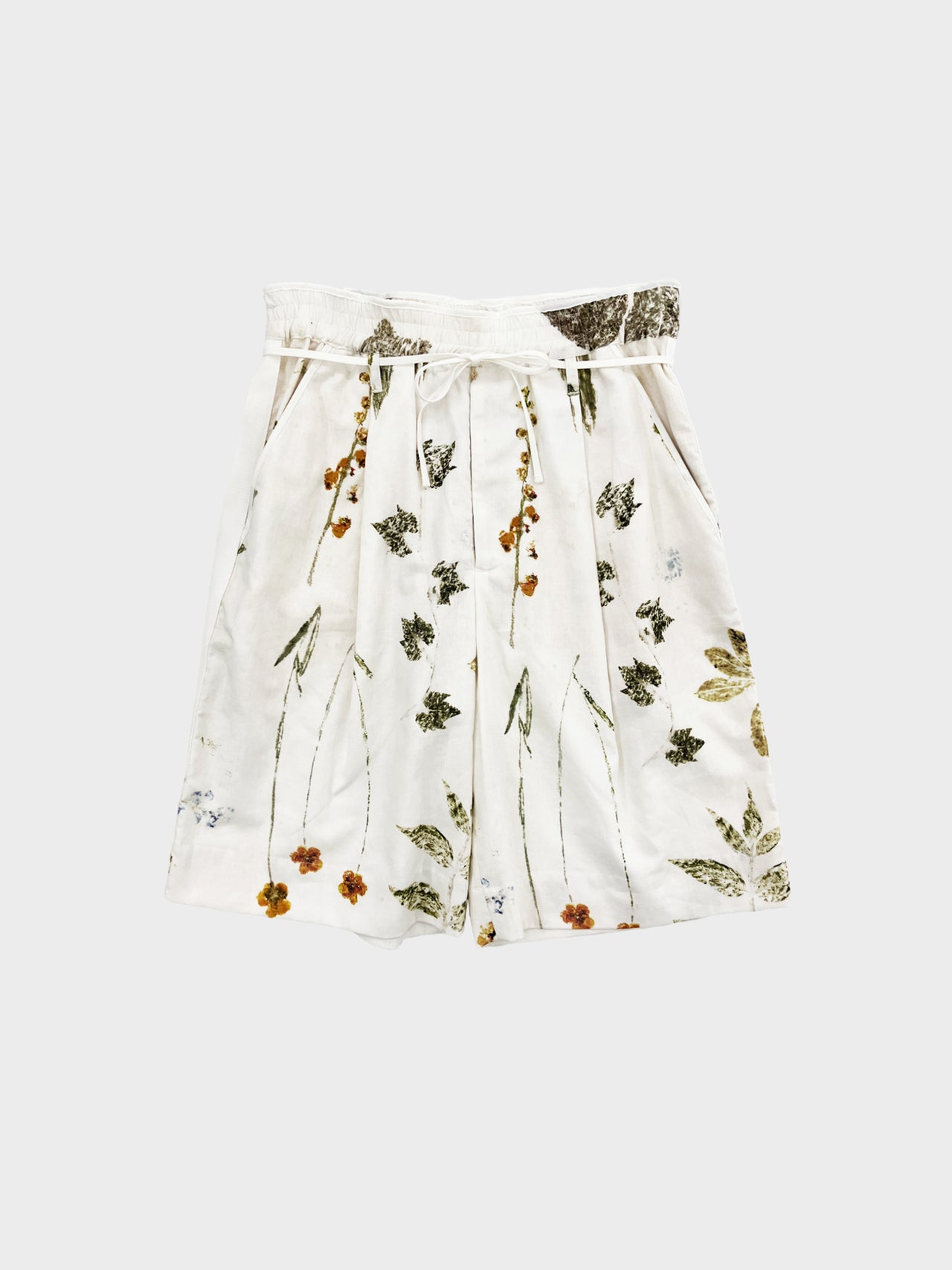ASEEDONCLOUD / shokuonshitsu short trousers (OFF WHITE)