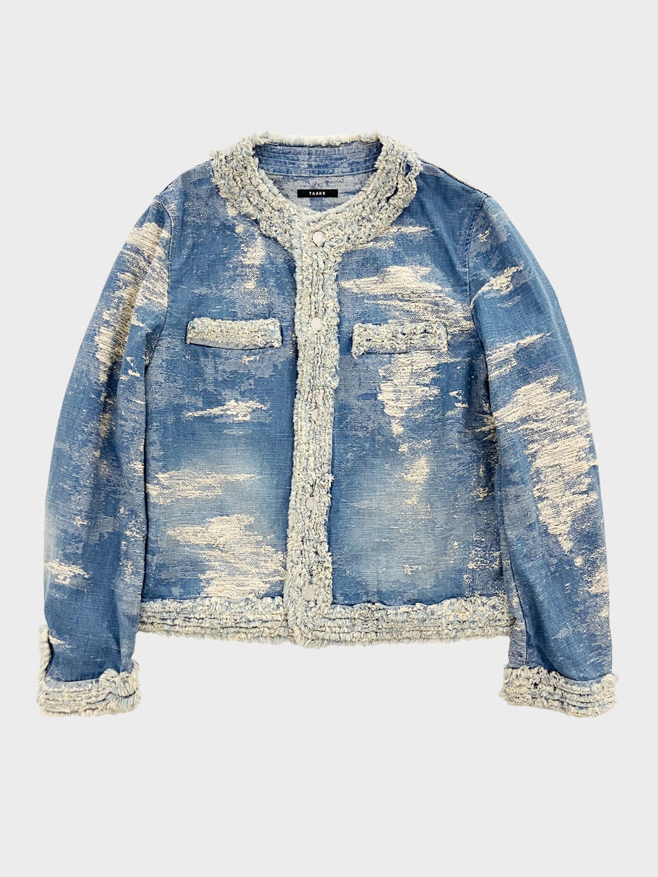 TAAKK / SHORT DENIM JACKET (BLEACH)