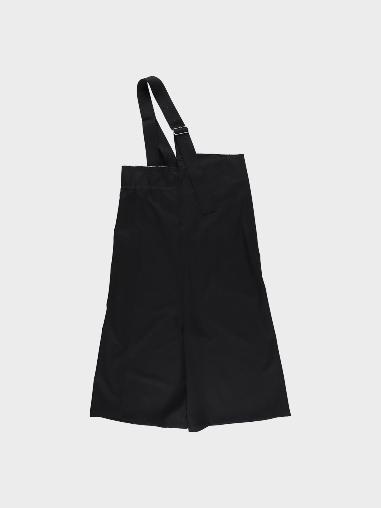 【12月20日(土)販売開始】Sulvam / GABARDINE SHOULDER BELT PANTS (BLACK)