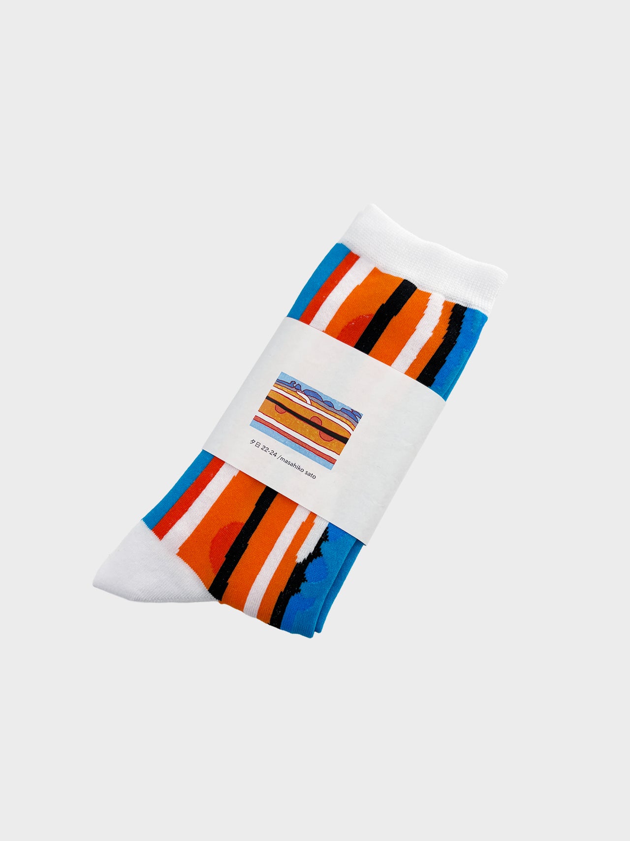tam tam dot / ART SOCKS MEN (夕日)