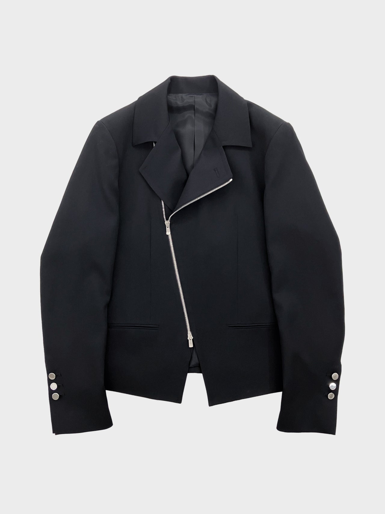 FUMITO GANRYU / SPENCER RIDERS JACKET (BLACK)