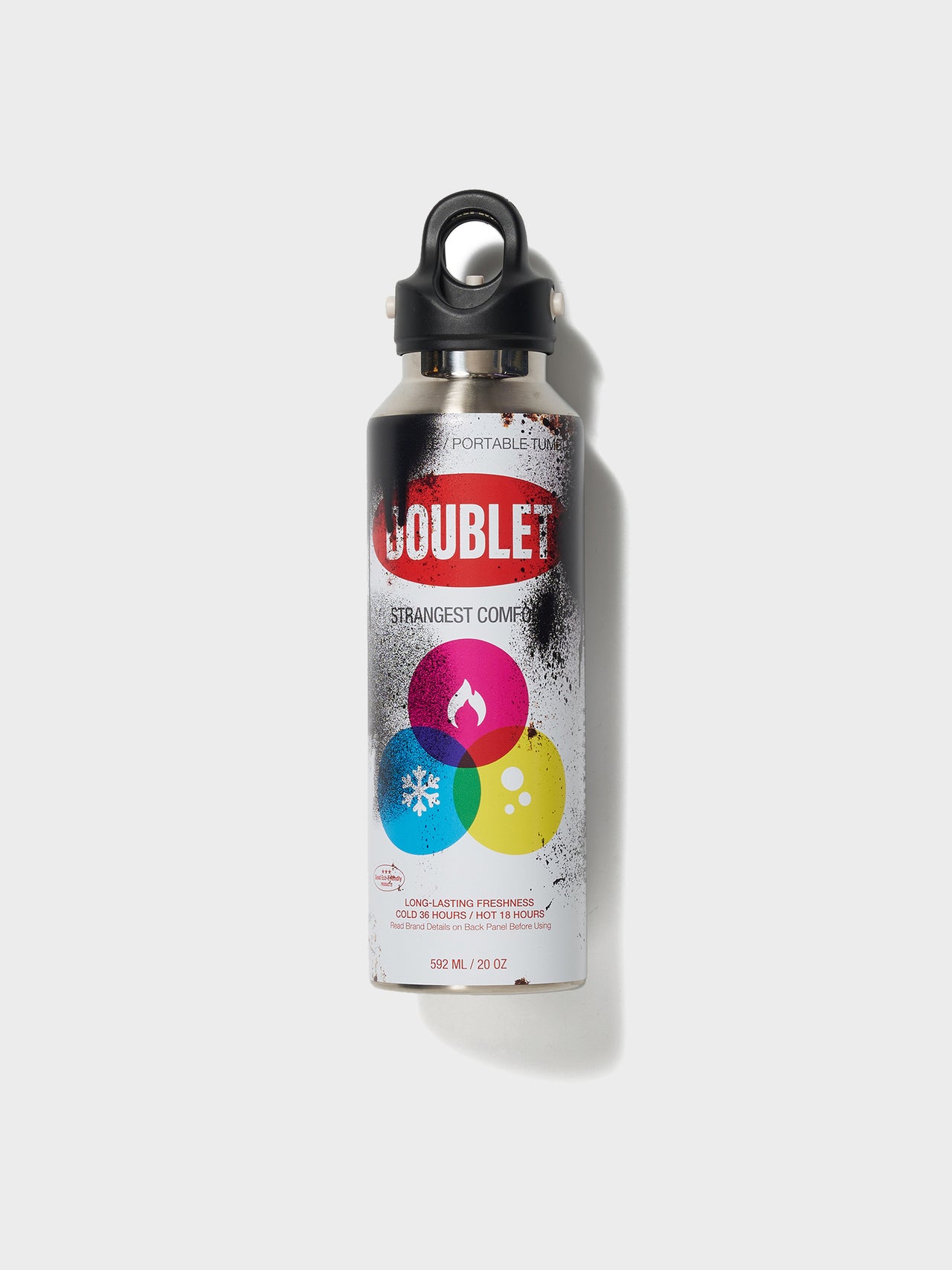 doublet / SPRAY-CAN WATER BOTTLE MEDIUM (BLACK)