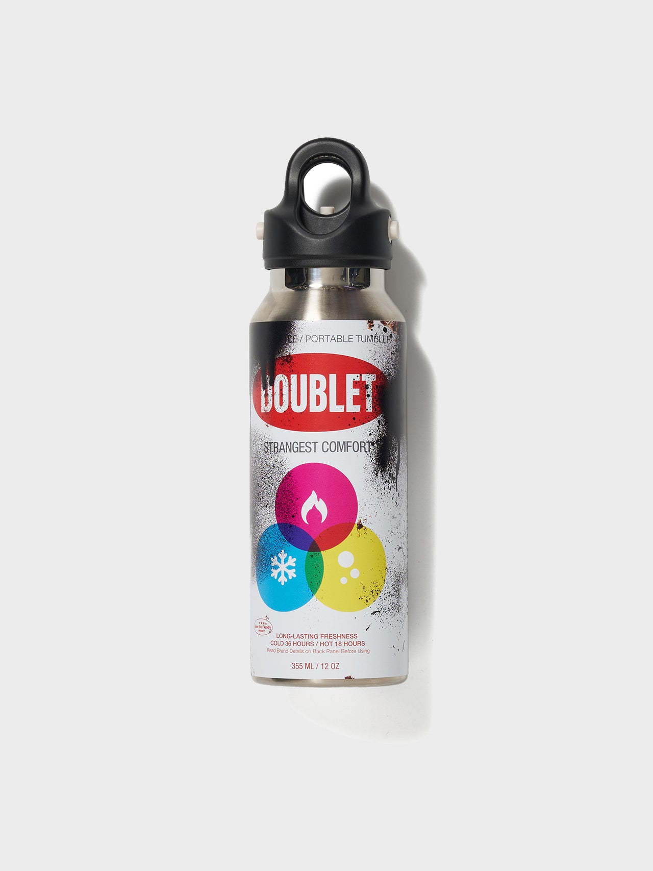 doublet / SPRAY-CAN WATER BOTTLE SMALL (BLACK)