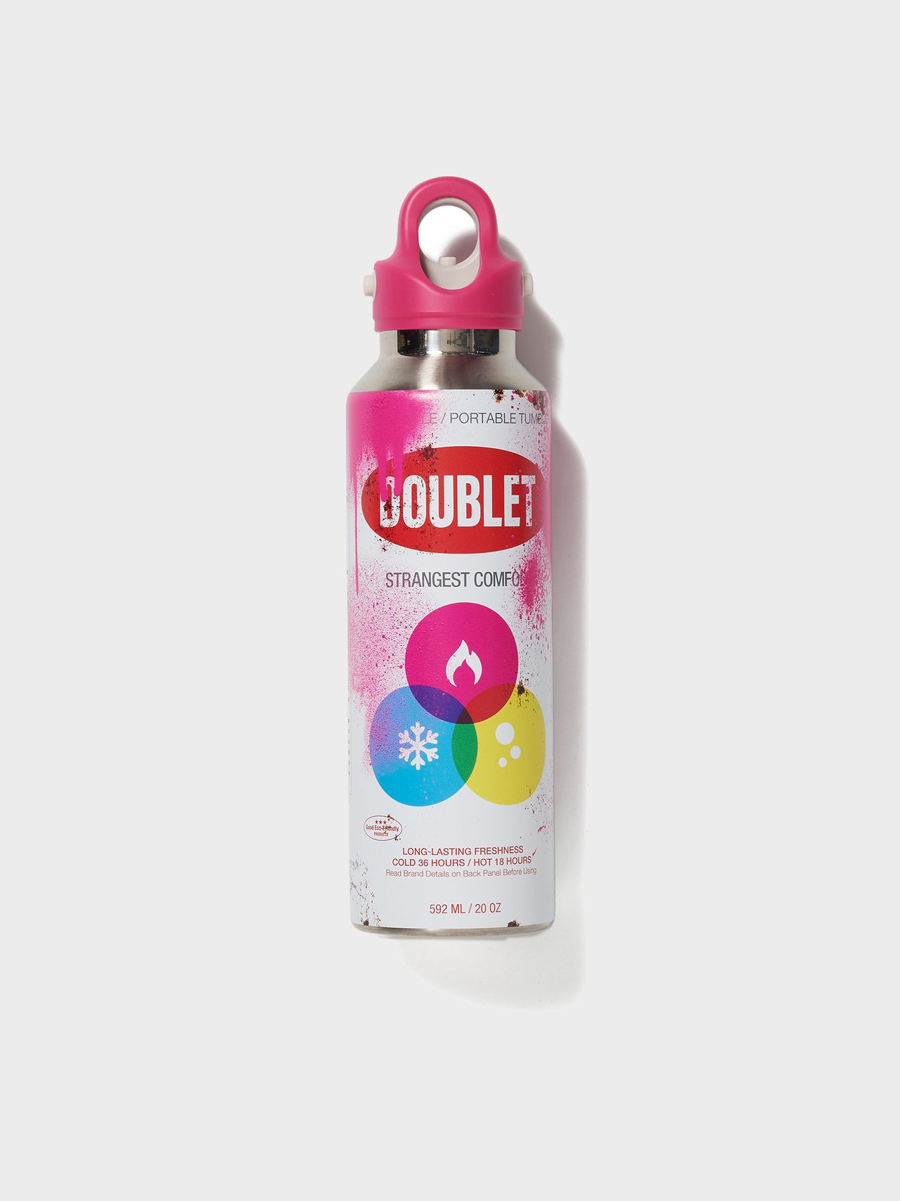 doublet / SPRAY-CAN WATER BOTTLE MEDIUM (PINK)