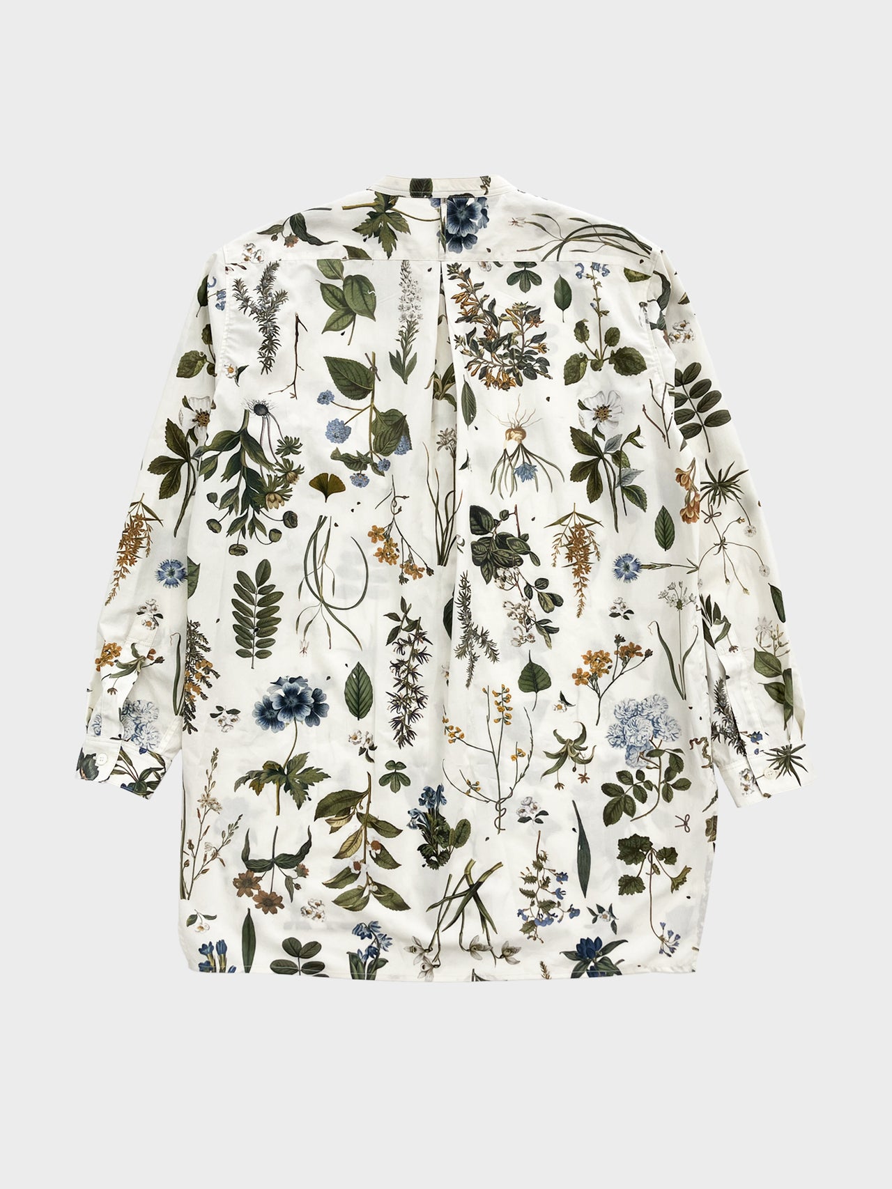 ASEEDONCLOUD / "tea garden flower print" STANDARD SHIRT (OFF WHITE)