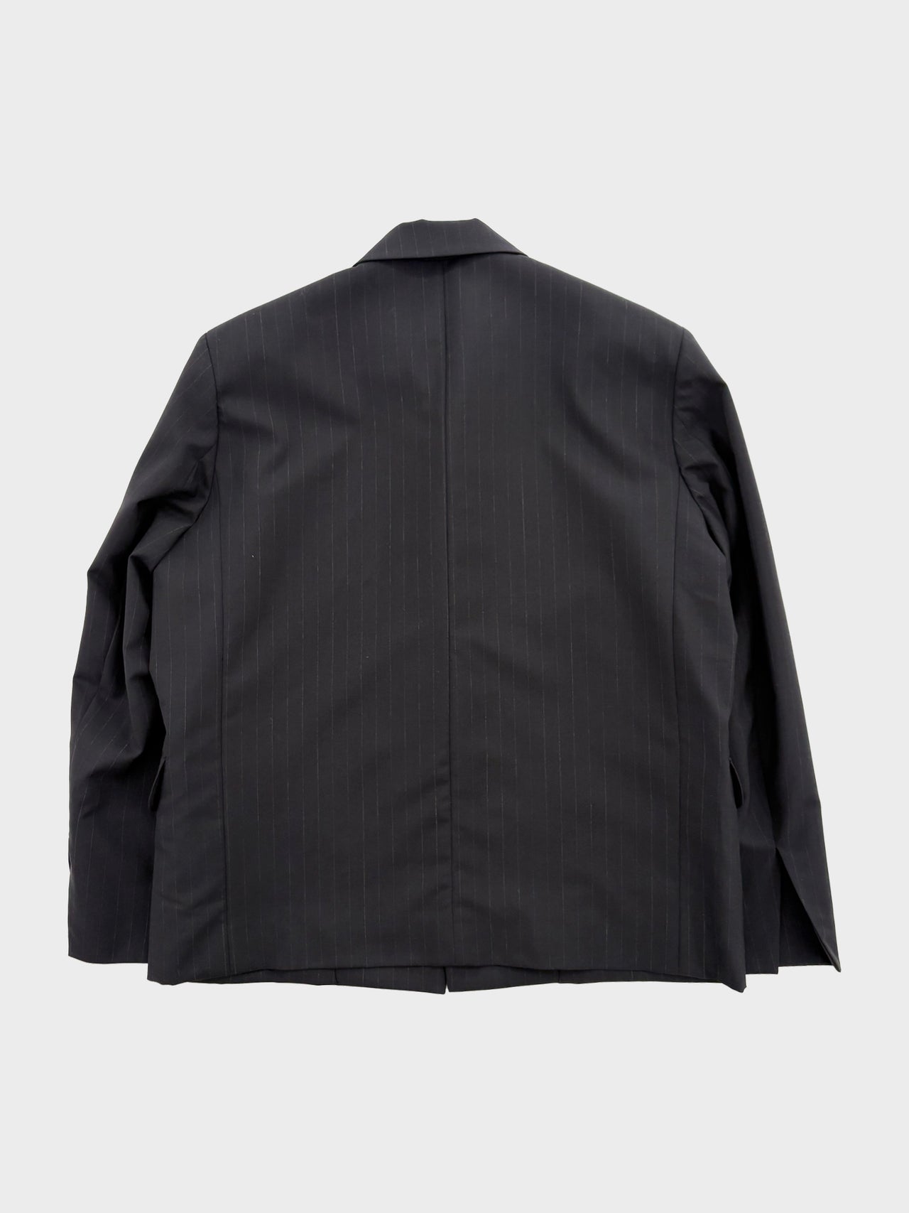 my beautiful landlet / STRIPE TAILORED JACKET (BLACK)