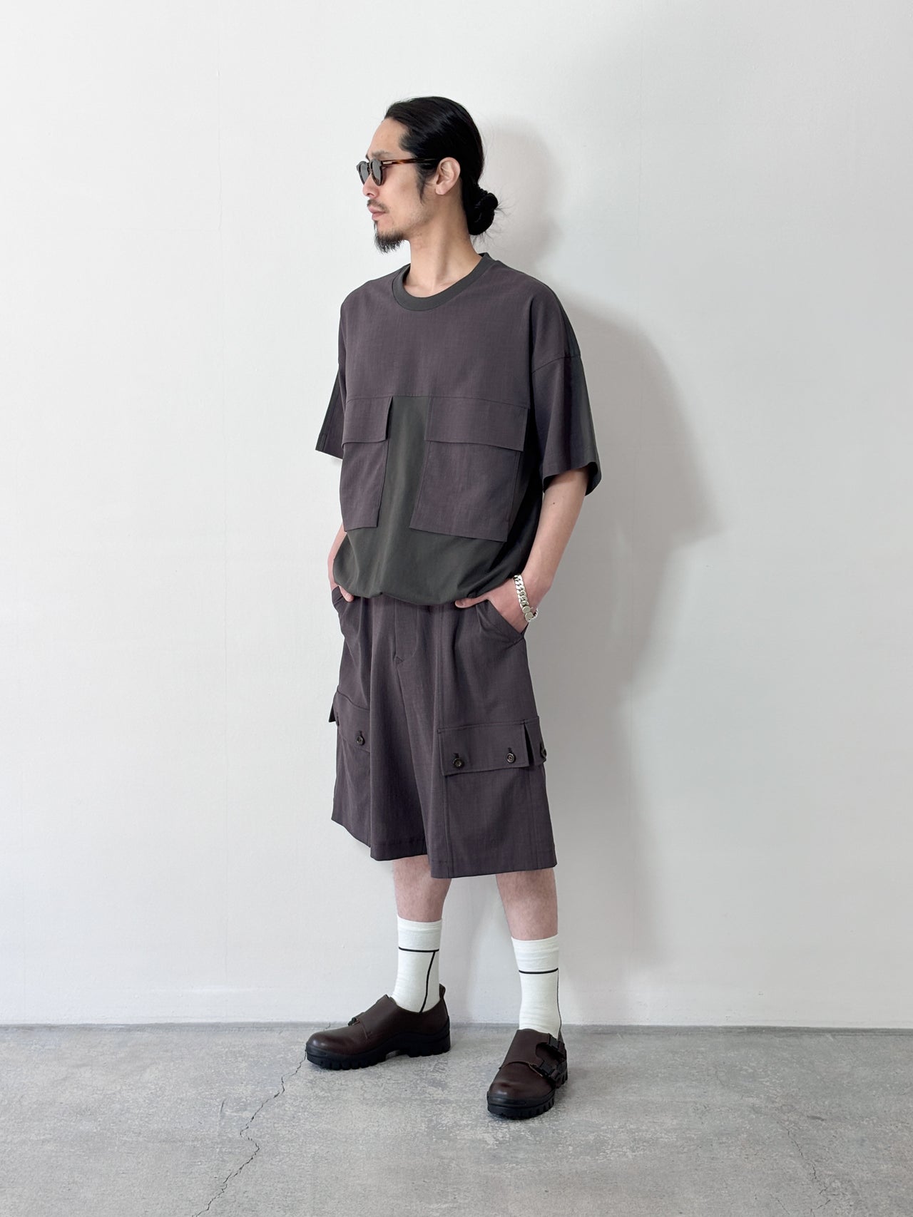 UJOH / 2×4 CARGO POCKET HALF PNT (CHOCOLATE)