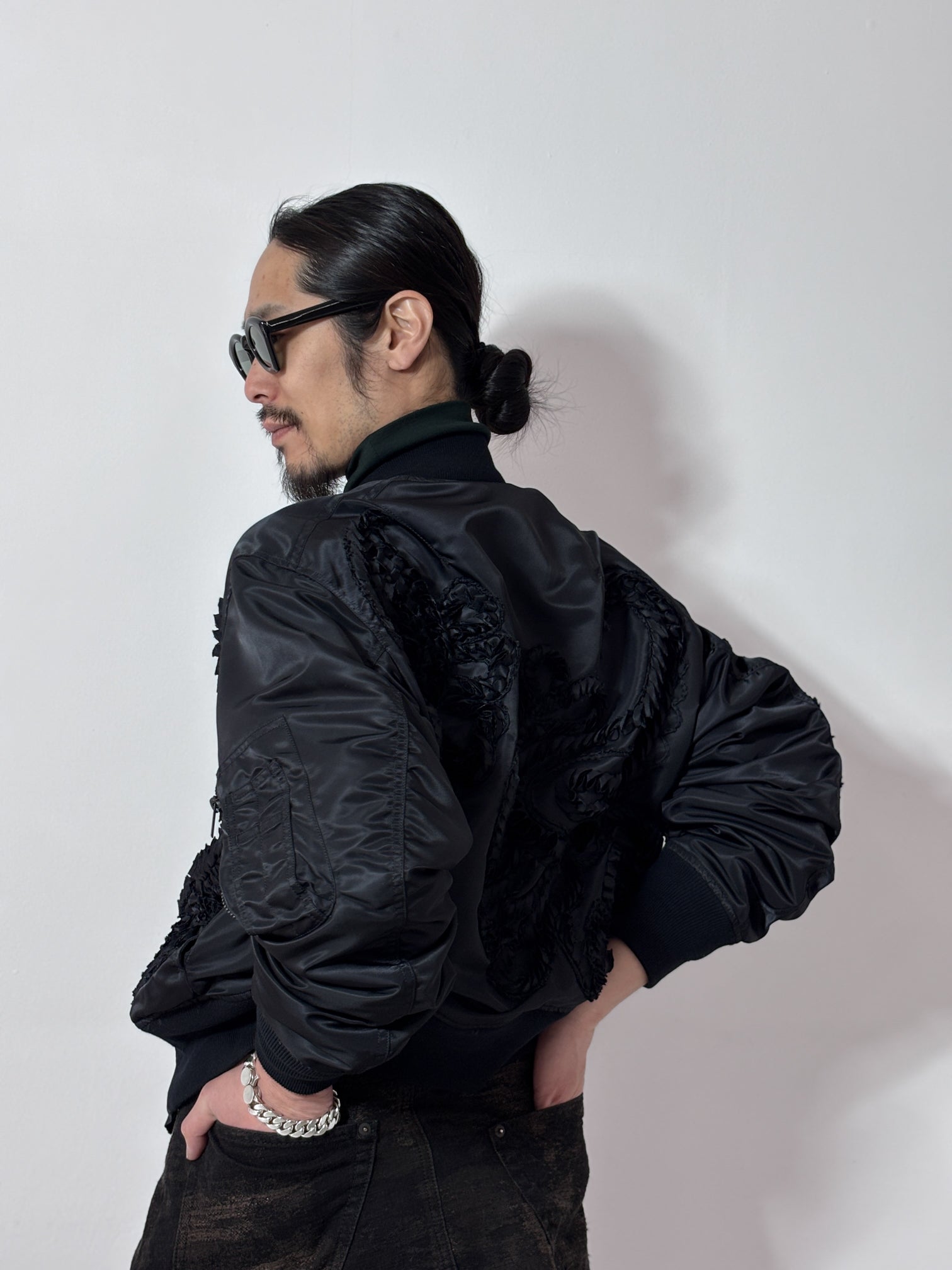 TAAKK / MA-1 BLOUSON (BLACK)