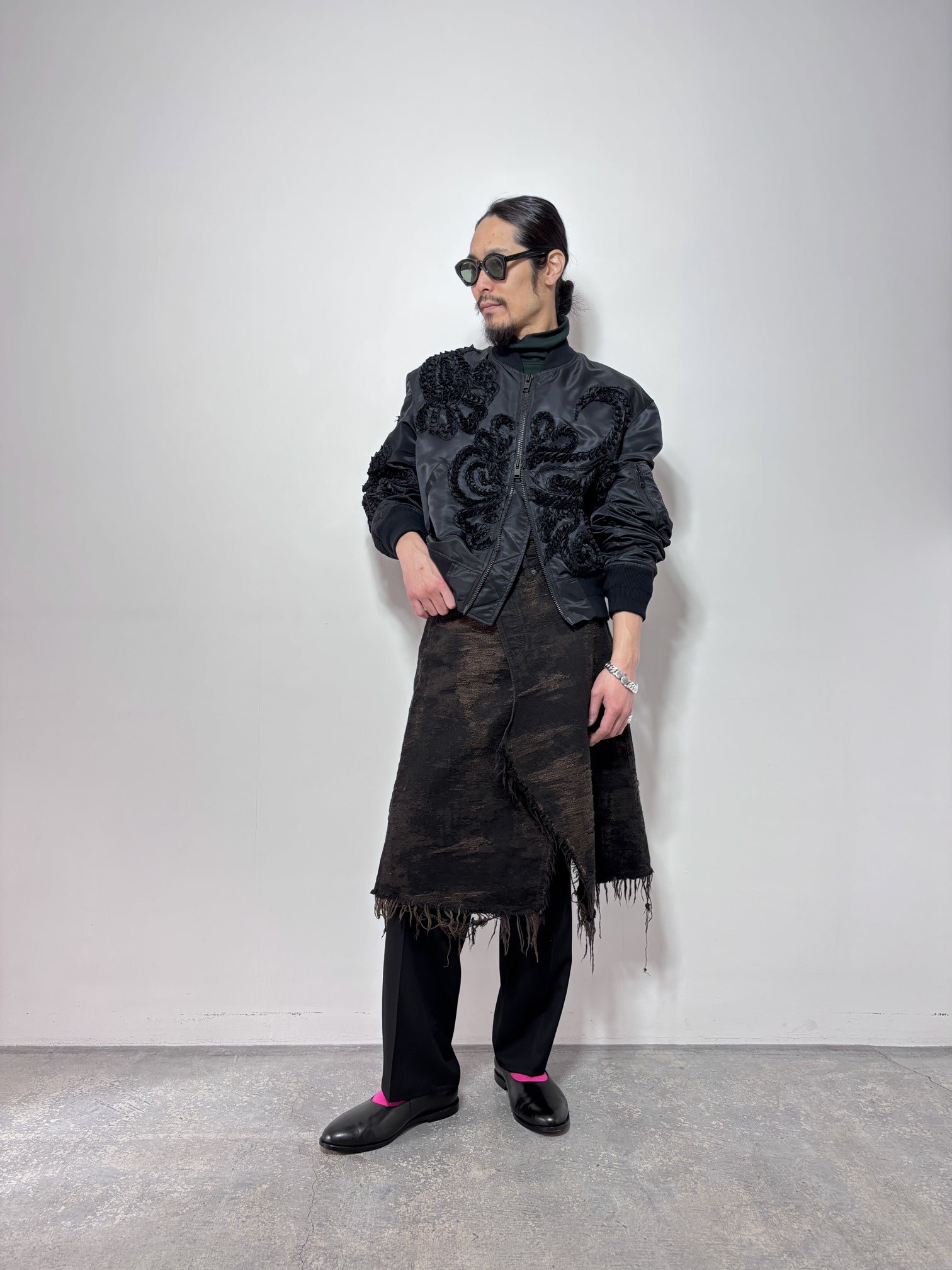 TAAKK / MA-1 BLOUSON (BLACK)