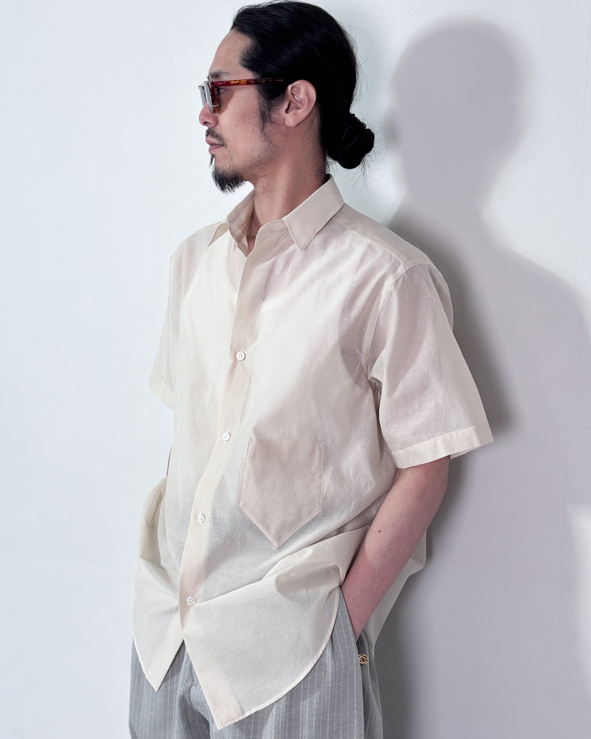 20%OFF】SOSHIOTSUKI / TIE NEST SHIRT SS (BEIGE)