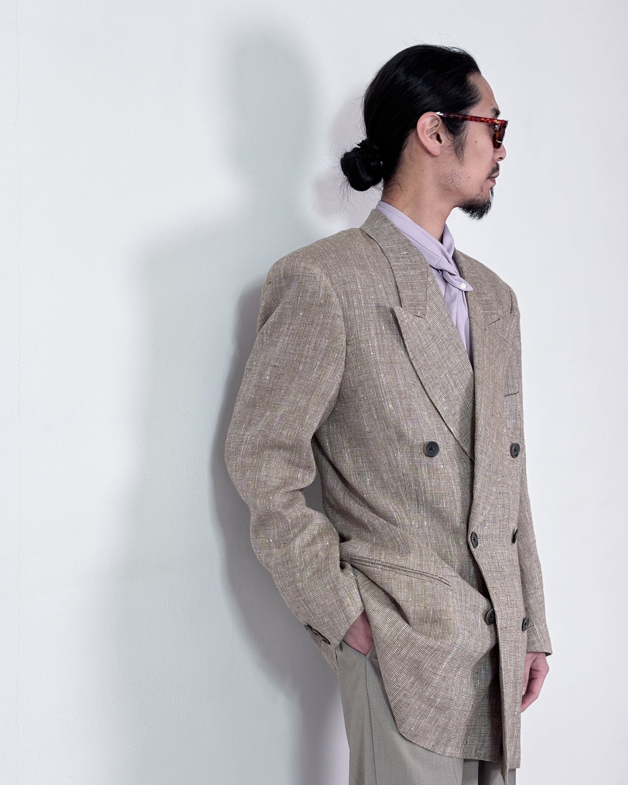 【4月18日(土)12:00販売開始】SOSHIOTSUKI / 80S CLASSIC 6B SHAPED JACKET (BEIGE)