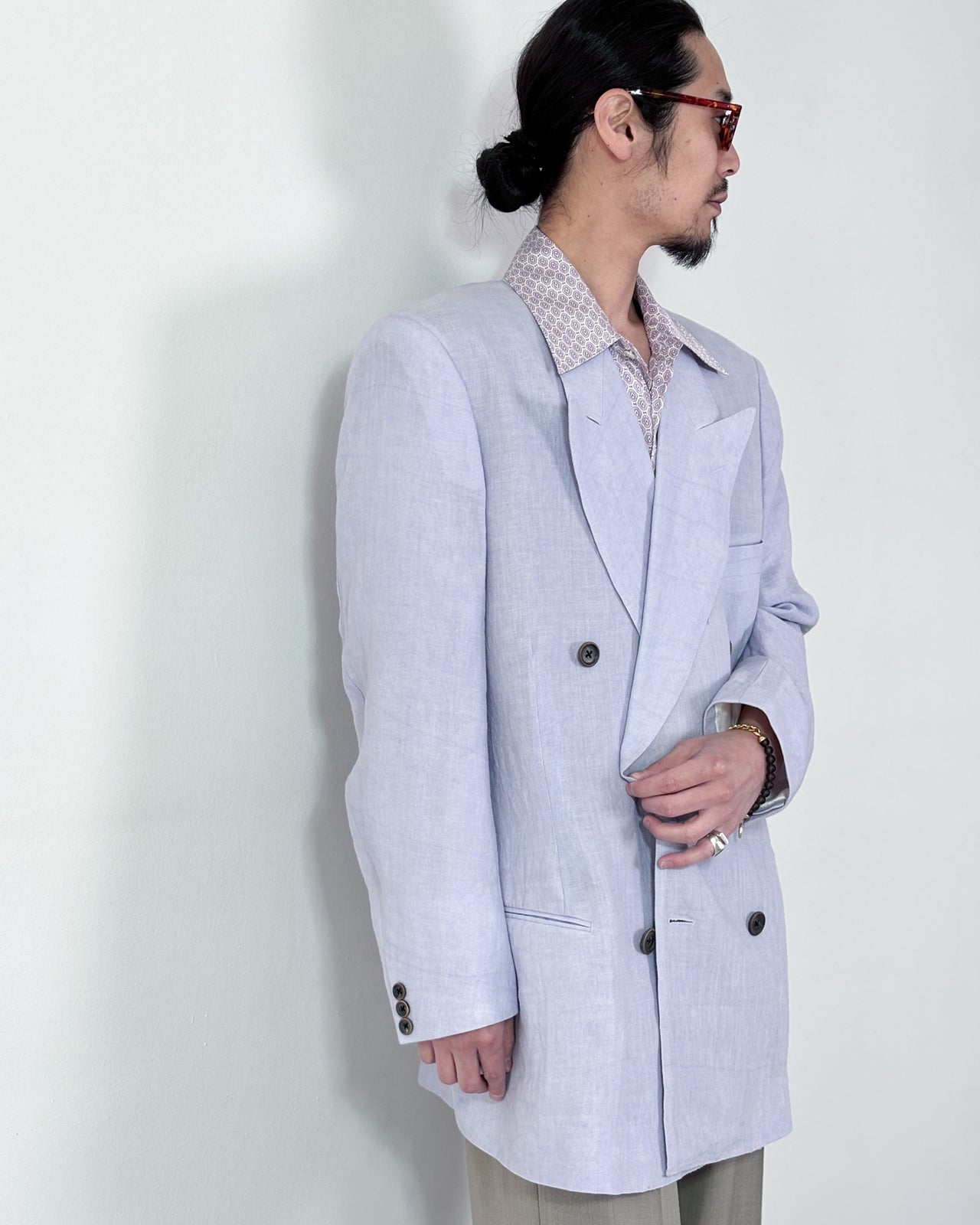 【4月18日(土)12:00販売開始】SOSHIOTSUKI / 80S CLASSIC 6B SHAPED JACKET (PURPLE)