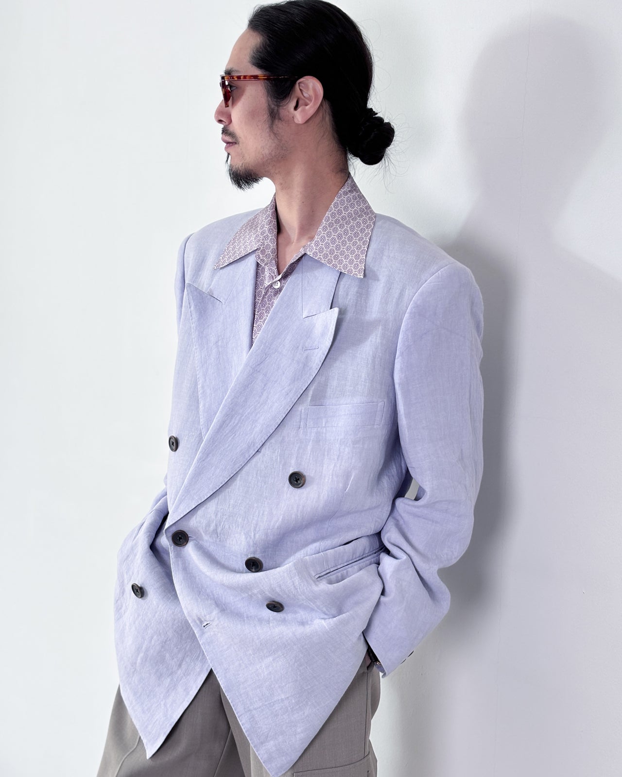 【4月18日(土)12:00販売開始】SOSHIOTSUKI / 80S CLASSIC 6B SHAPED JACKET (PURPLE)