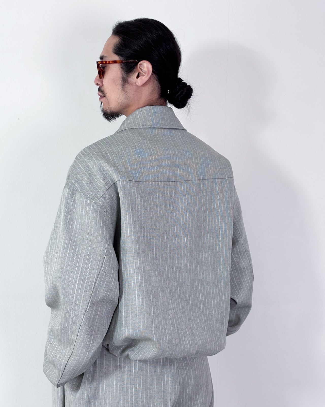 【4月18日(土)12:00販売開始】SOSHIOTSUKI / BUBBLE HEM BLOUSON (LIGHT GREY)