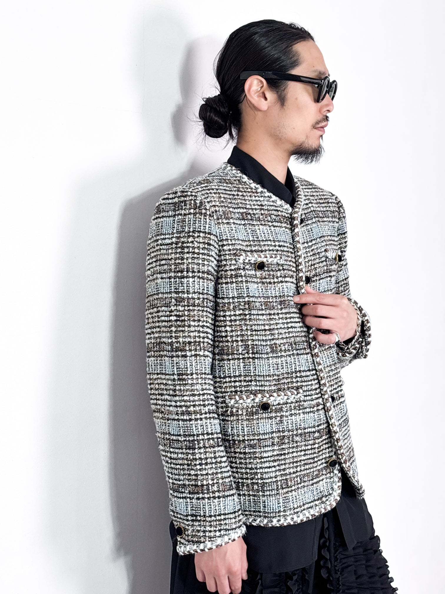 VIVIANO / MELANGE TWEED JACKET (MULTI)