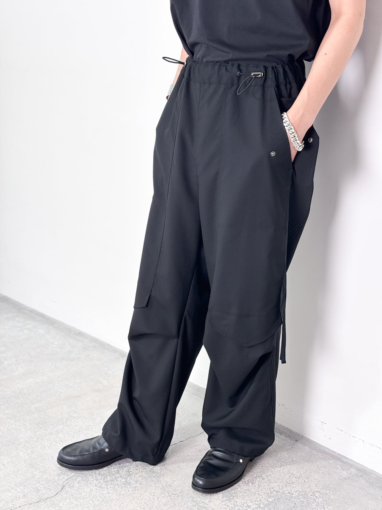 UJOH / DRAWCORD UTILITY PNT (BLACK)