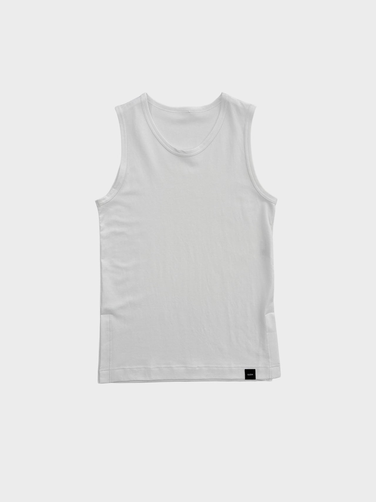 UJOH / SIDE SLIT TANKTOP (WHITE)
