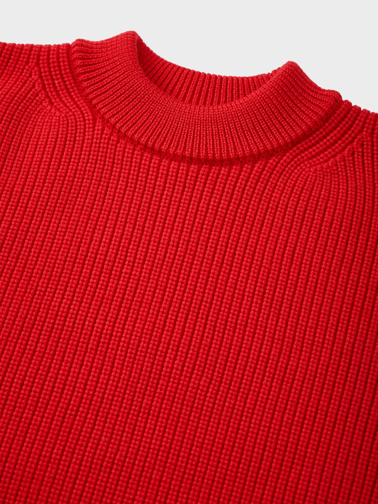 THE DAY / MERINO WOOL CREWNECK KNIT (RED)