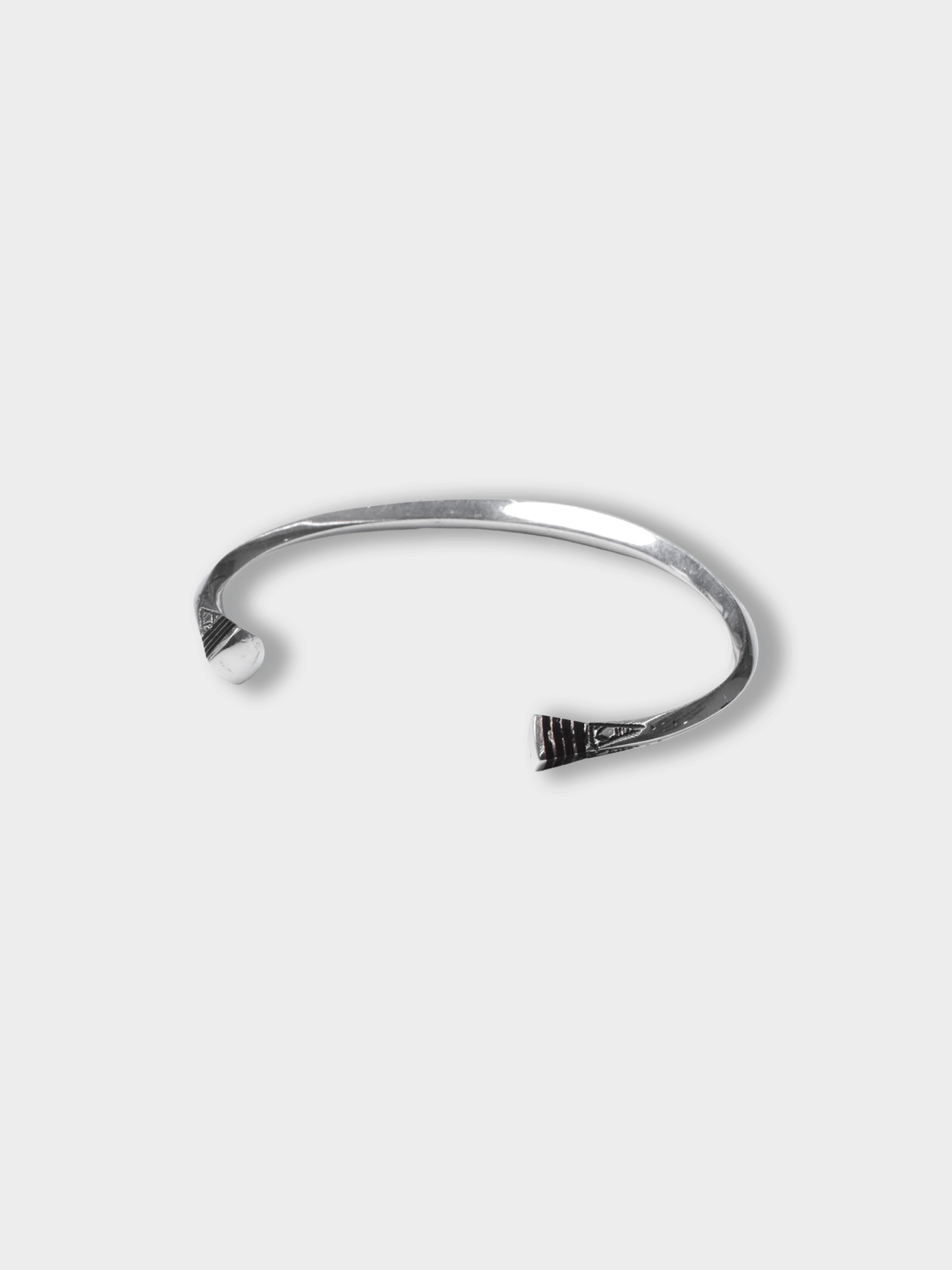 Touareg Silver / EBONY WOOD BANGLE