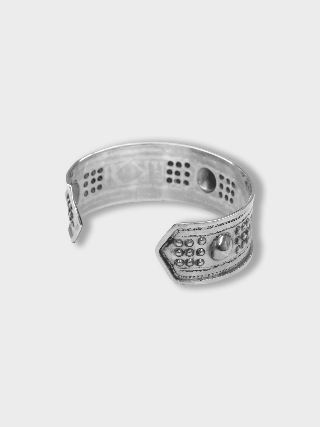 Touareg Silver / FLAT BANGLE