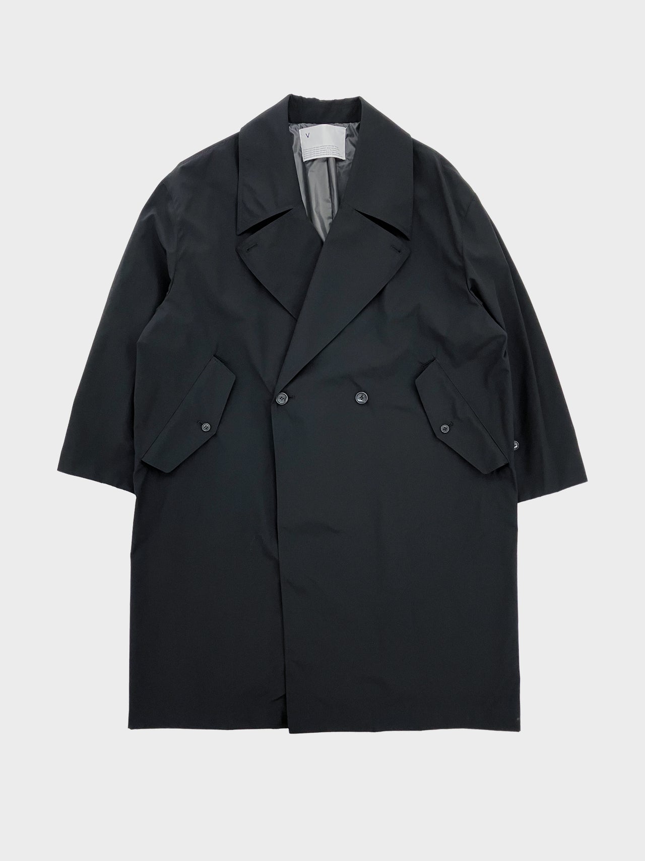 VOAAOV / WETHER TRENCH COAT (BLACK)