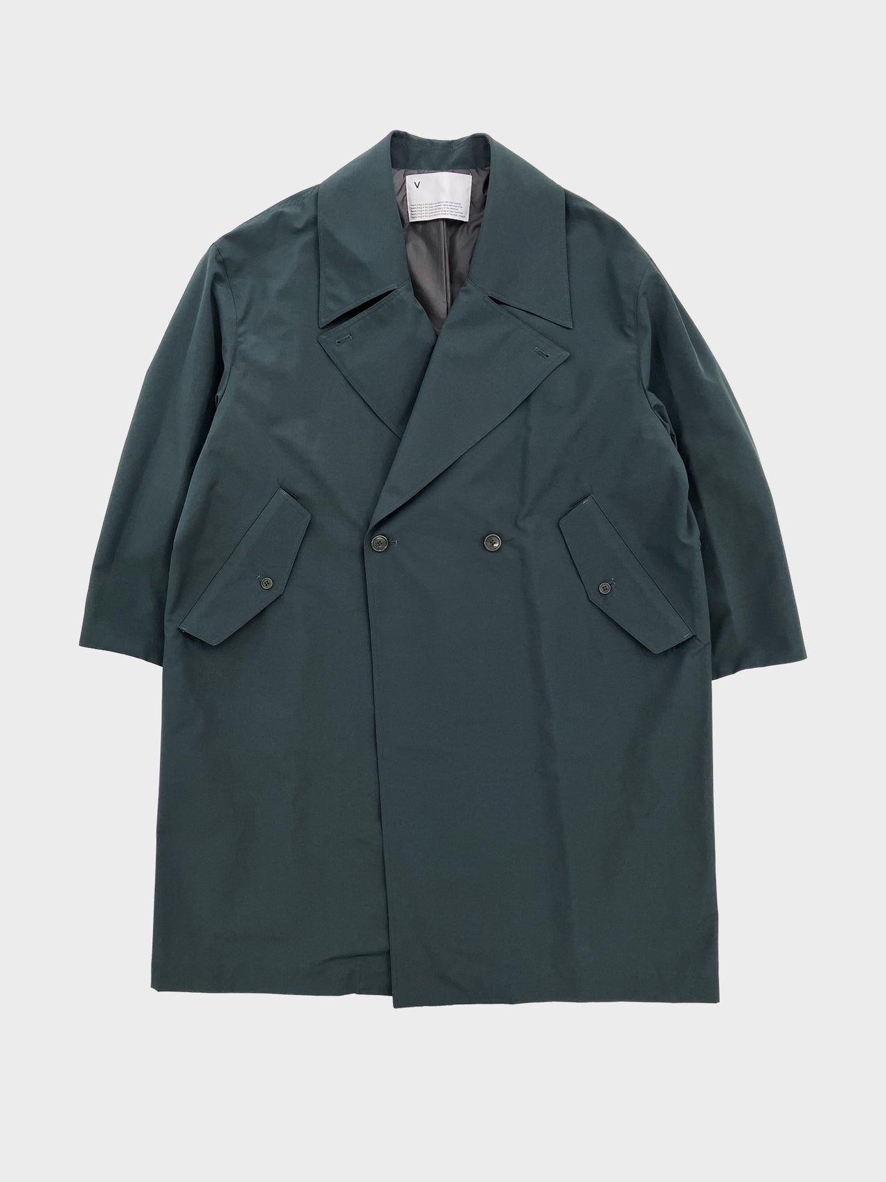 VOAAOV / WETHER TRENCH COAT (GREEN)