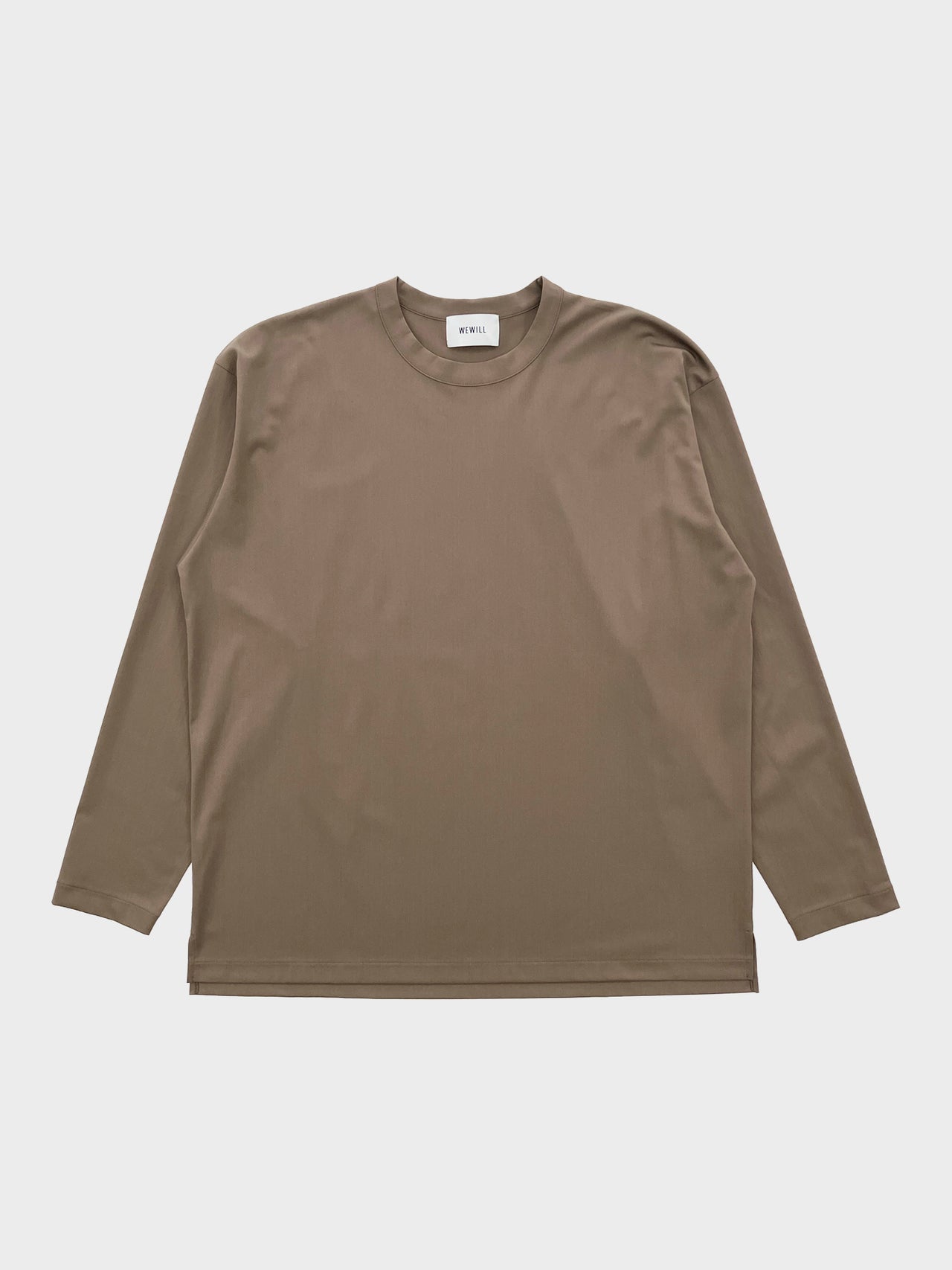 WEWILL / TRICOT LS T-SHIRT (L.BROWN)