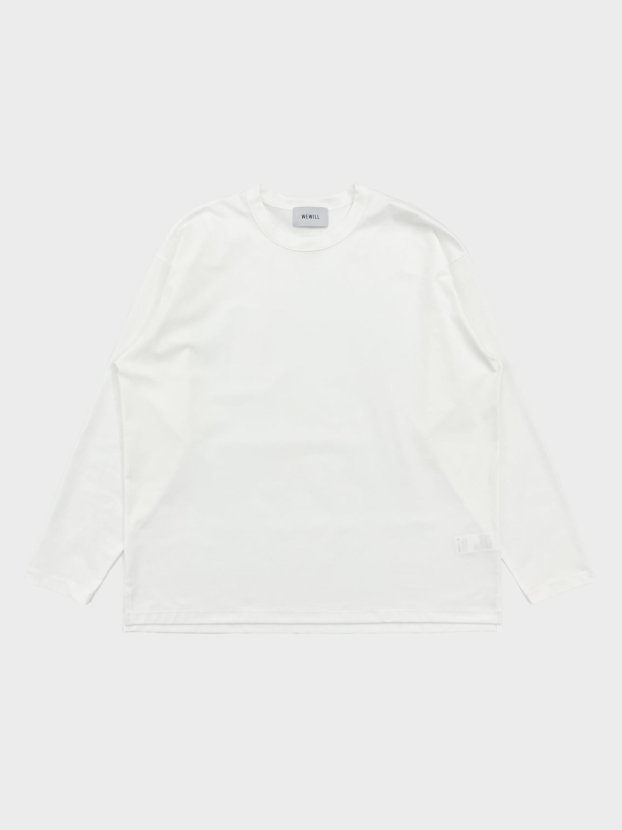 WEWILL / TRICOT LS T-SHIRT (WHITE)