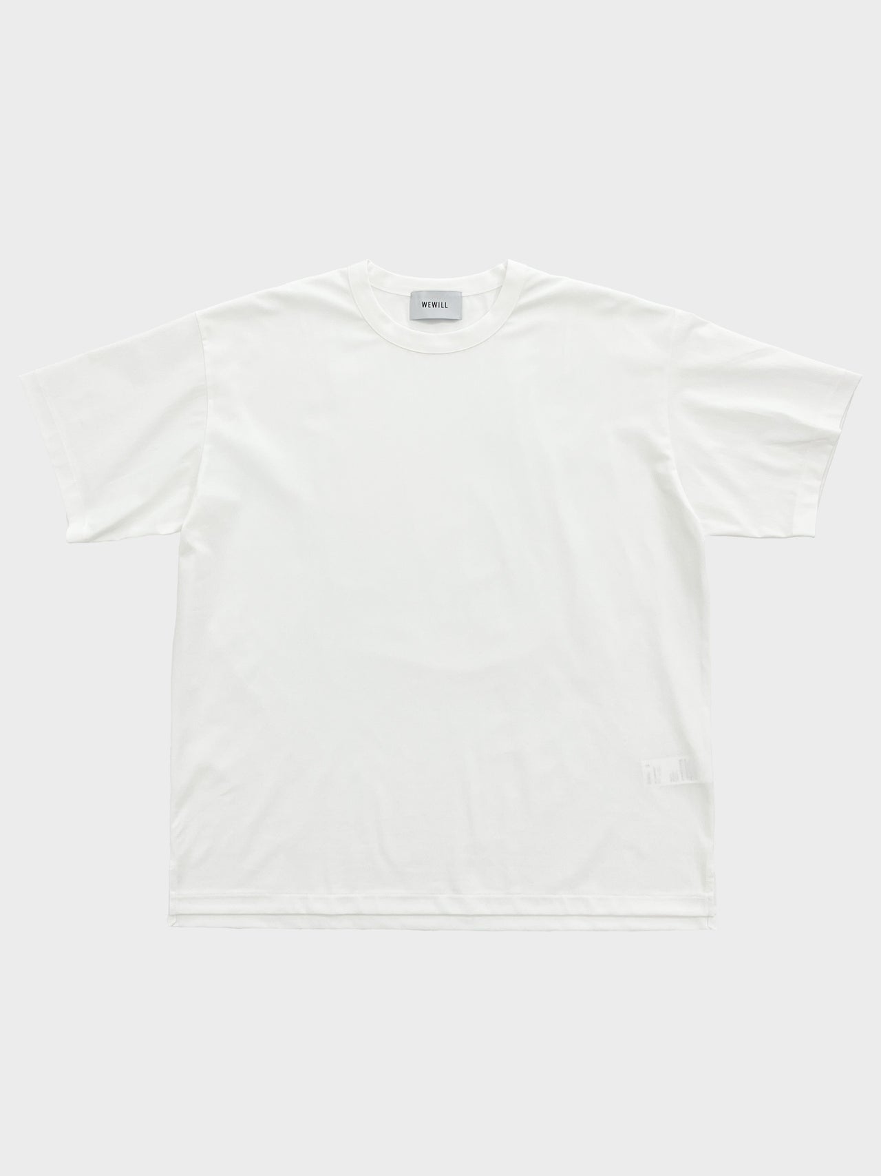 WEWILL / TRICOT T-SHIRT (WHITE)