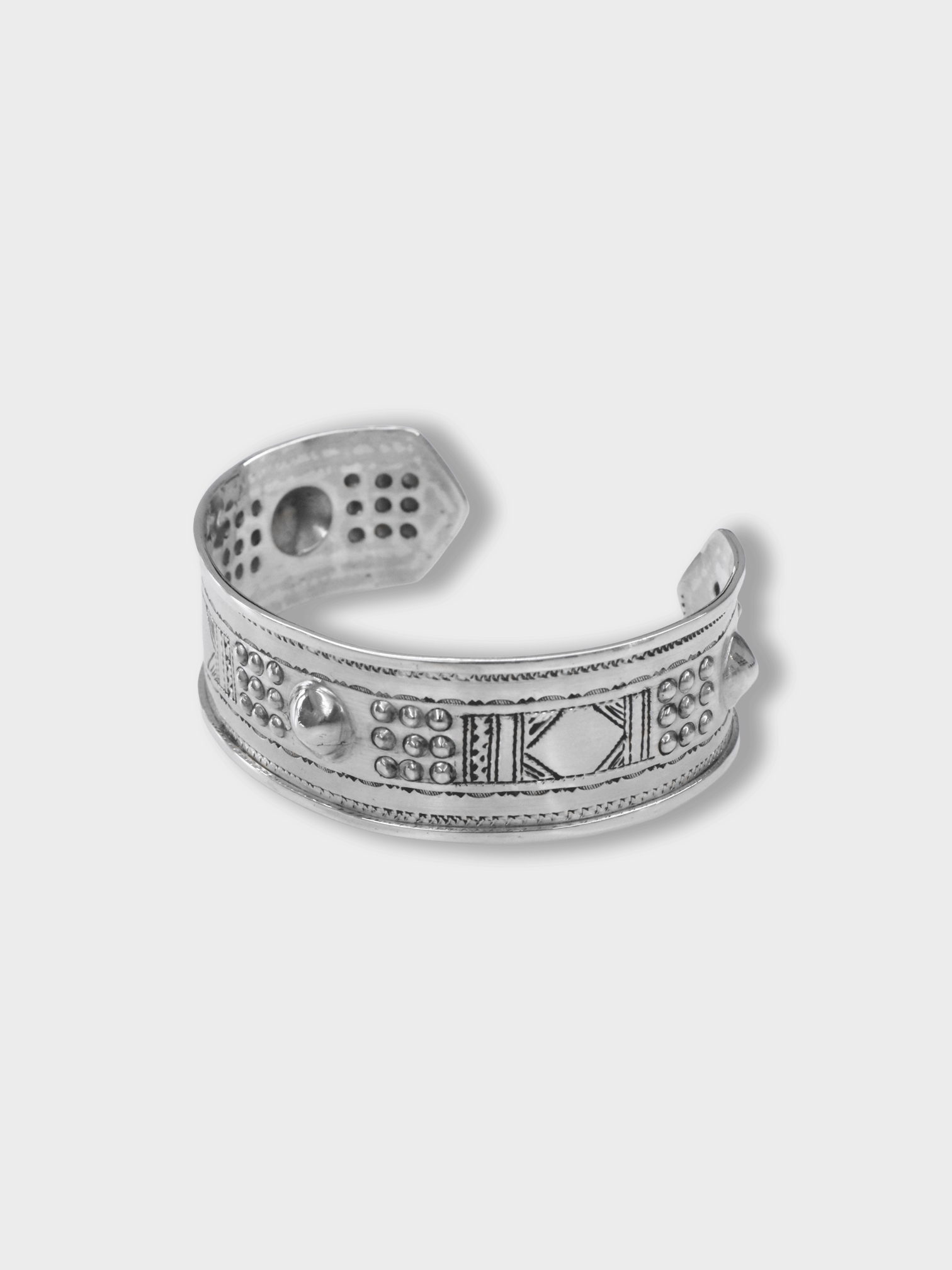 Touareg Silver / FLAT BANGLE