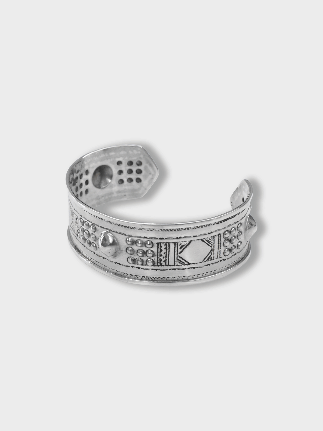 Touareg Silver / FLAT BANGLE