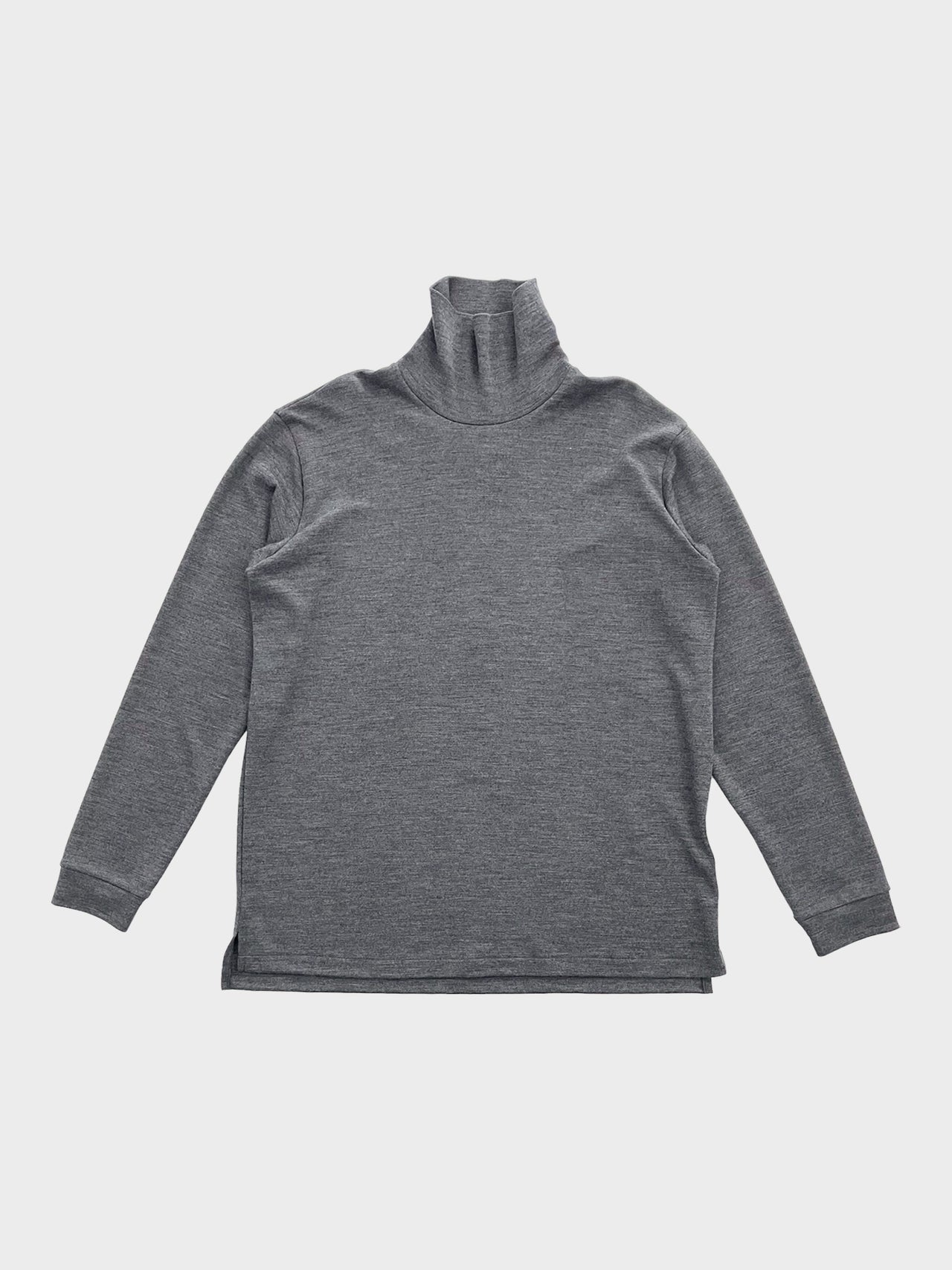WEWILL /  TURTLE NECK T-SHIRT (GRAY)