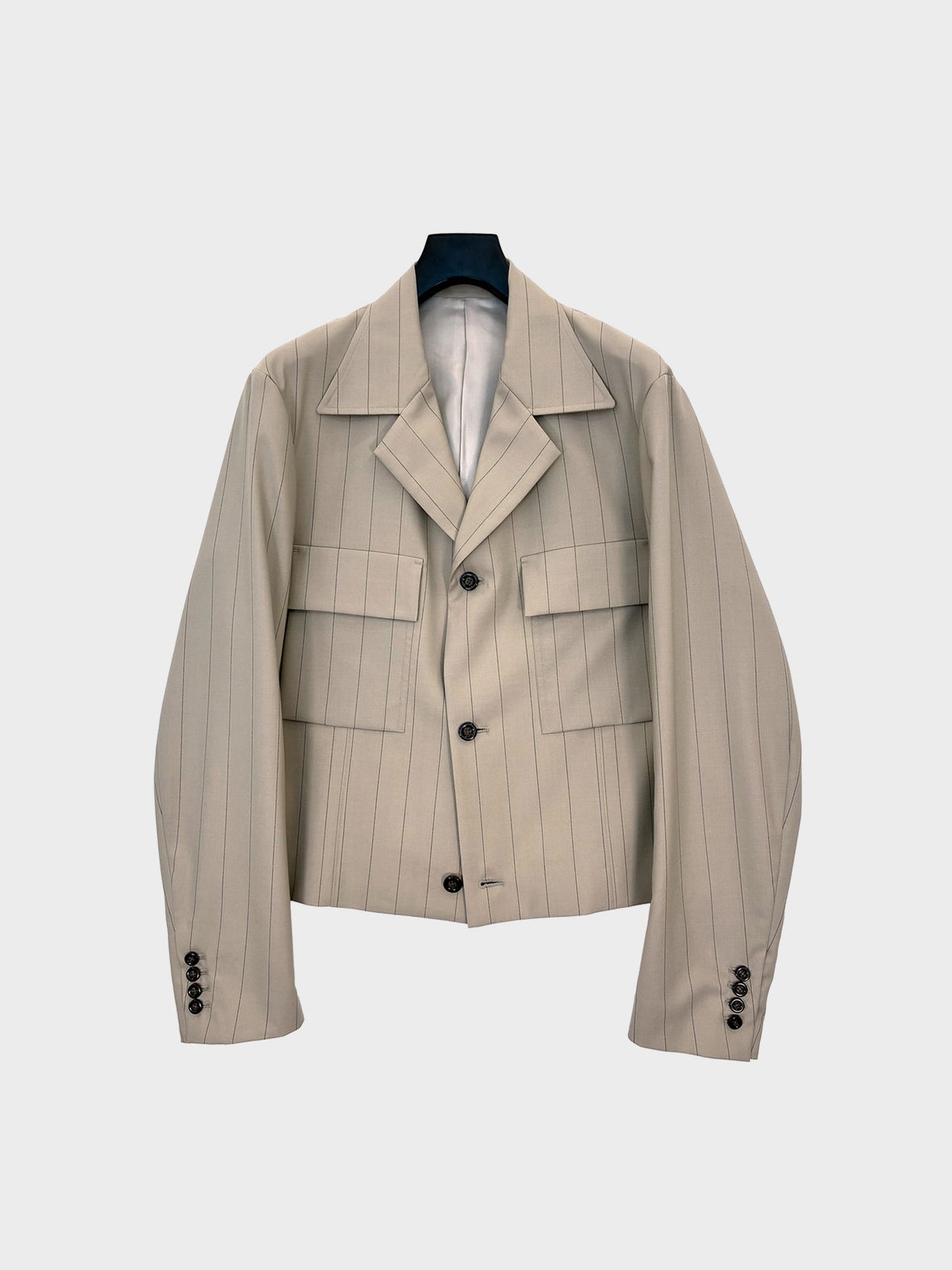 UJOH / ULSTER COLLAR SHORT JKT (A.GRAY)