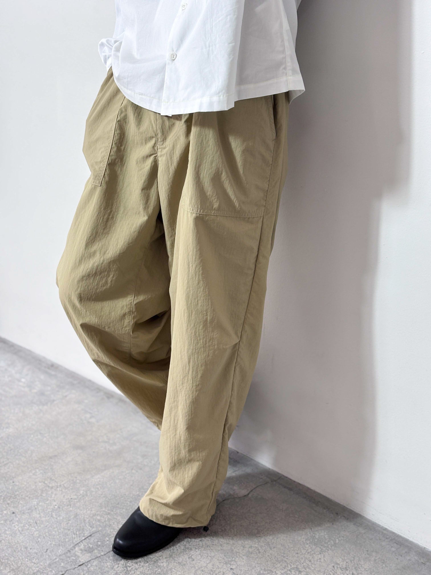 digne デイニュ high waist pantsハイウエスト パンツ DIGAWEL / HIGH-WAISTED PANTS (BEIGE)