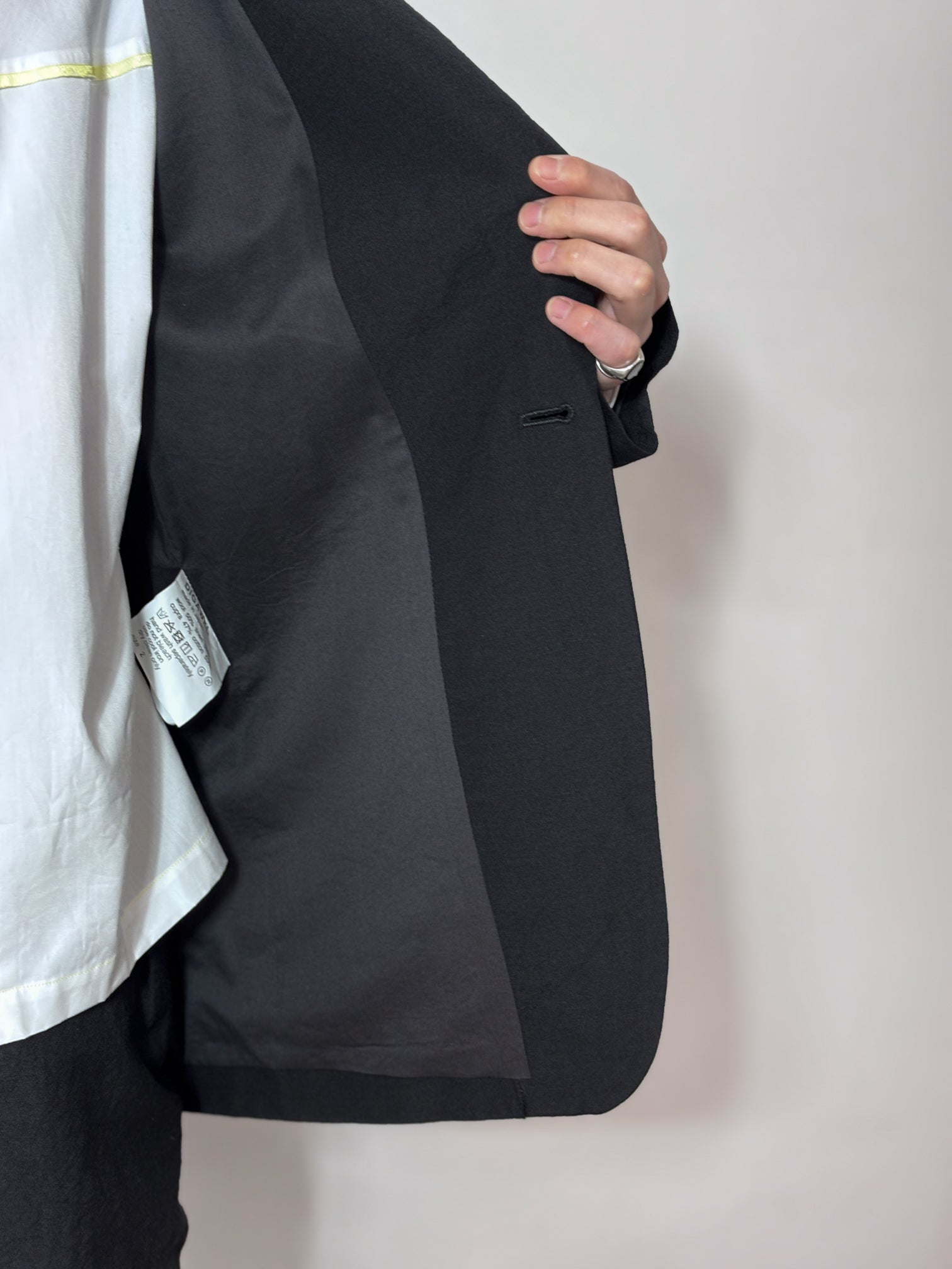 DIGAWEL / JACKET(GENERIC)GARMENT WASH (BLACK)
